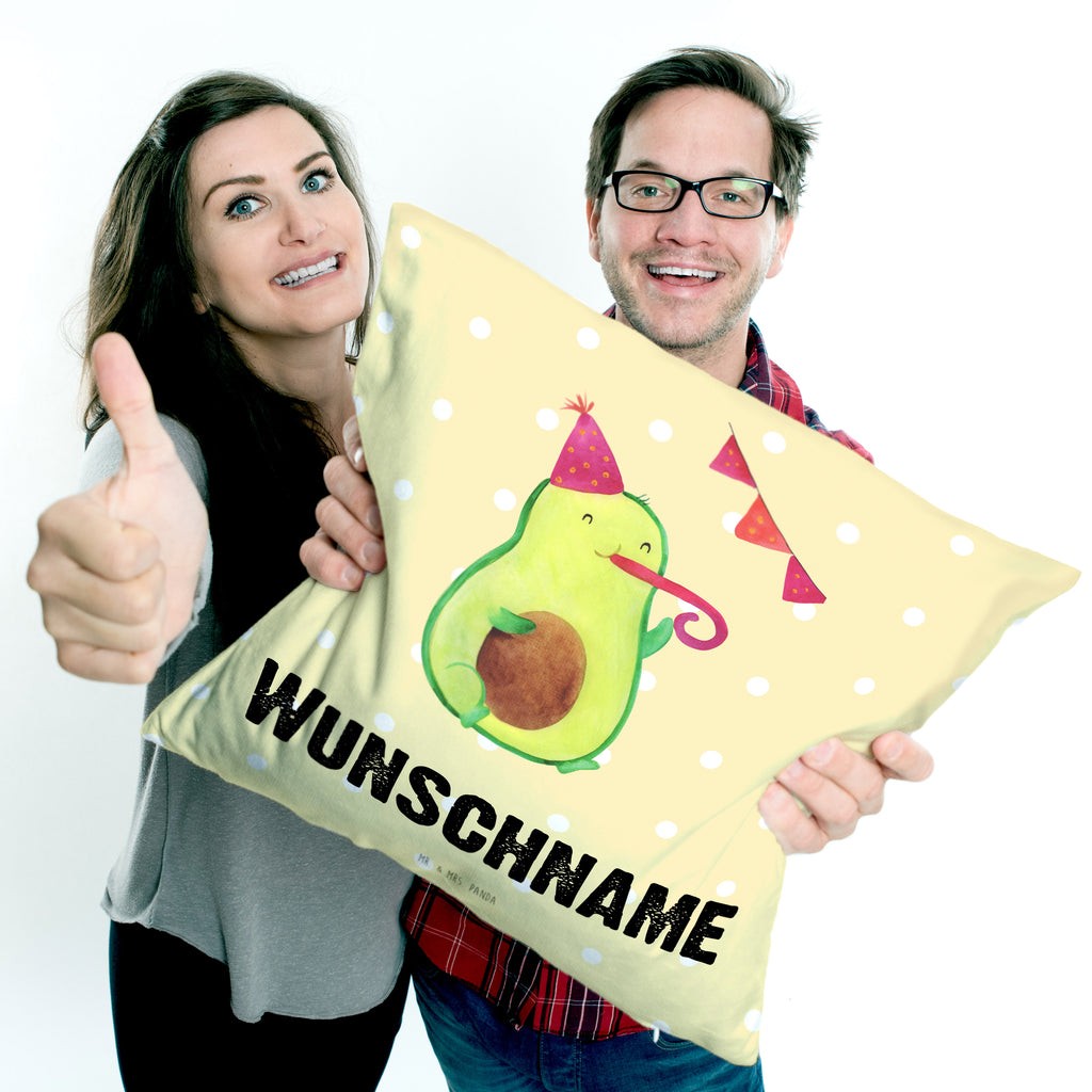 Personalisiertes Kissen Avocado Party Kissen, personalisiert, Name, Wunschname, bedrucken, Kopfkissen, Avocado, Veggie, Vegan, Gesund, Avocados, Party, Geburtstag, Geburtstagsfeier, Happy Birthday, Feier, Feierei, Lieblingstag, Prüfung, Abifeier, Abi, Bestanden, Jahrestag, Jubiläum, Firmenfeier, Klassenfeier, Schulabschluss, Abschluss