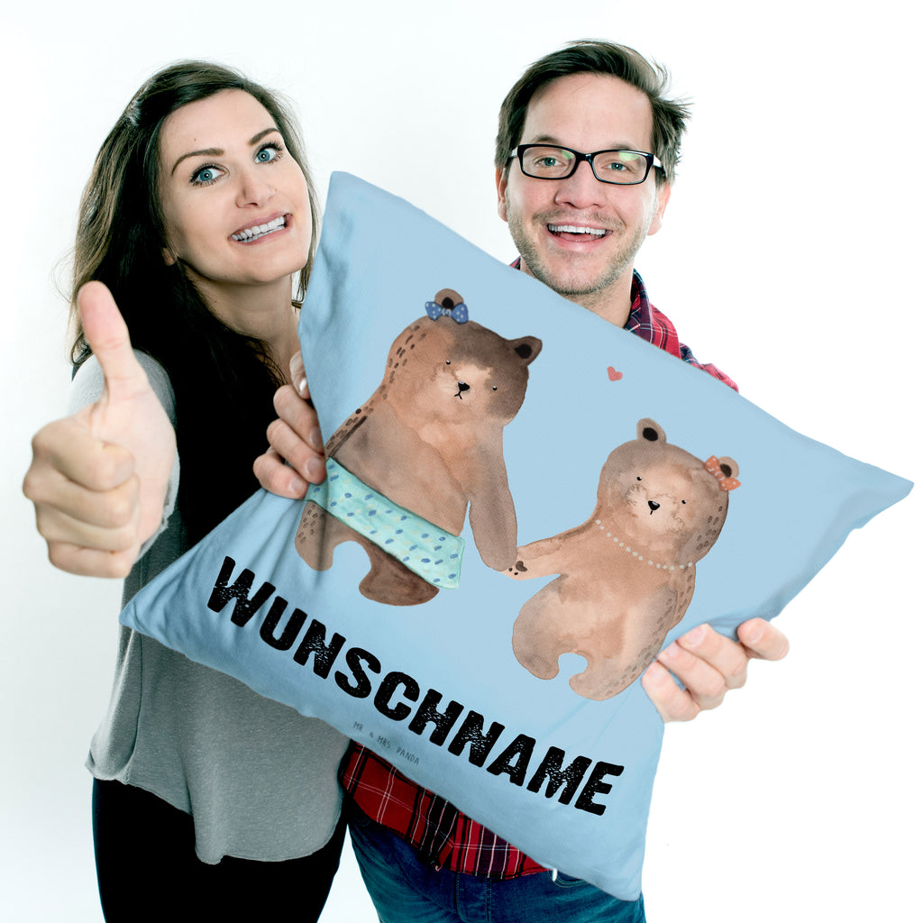 Personalisiertes Kissen Bär Freundin Kissen, personalisiert, Name, Wunschname, bedrucken, Kopfkissen, Bär, Teddy, Teddybär, Bär Freundin Beste Freund Liebe Liebesbeweis Verliebt Kumpel Kumpeliene