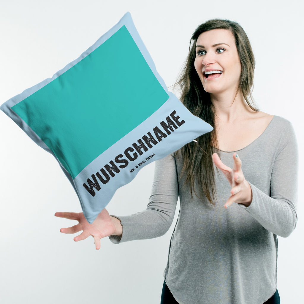 Personalisiertes Kissen Kommunion-Bär Kissen, personalisiert, Name, Wunschname, bedrucken, Kopfkissen, Bär, Teddy, Teddybär, Kommunion, Gottes Segen, Taufkerze, katholisch