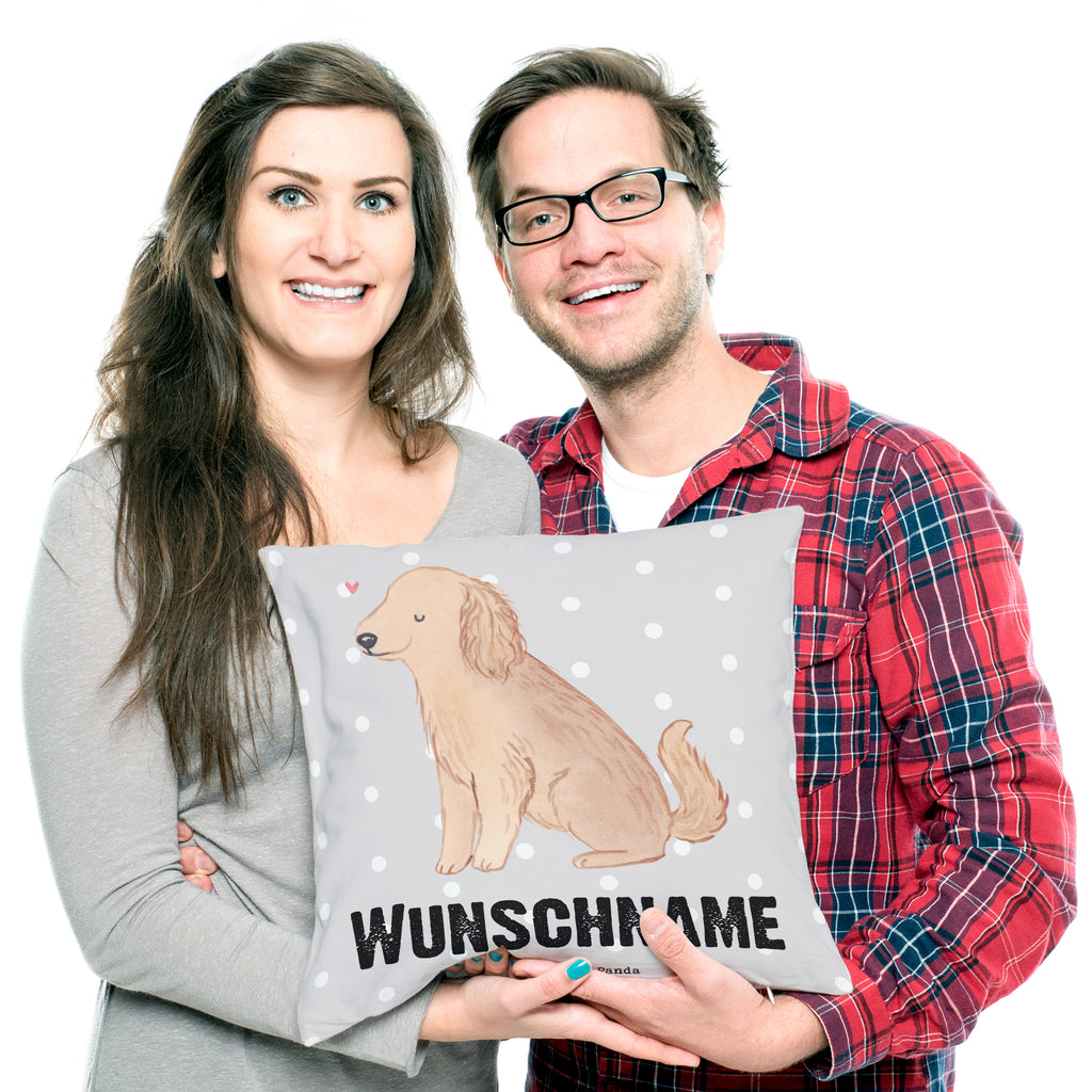 Personalisiertes Kissen Cocker Spaniel Lebensretter Kissen, personalisiert, Name, Wunschname, bedrucken, Kopfkissen, Hund, Hunderasse, Rassehund, Hundebesitzer, Geschenk, Tierfreund, Schenken, Welpe, Englische Cockerspaniel, Cocker Spaniel