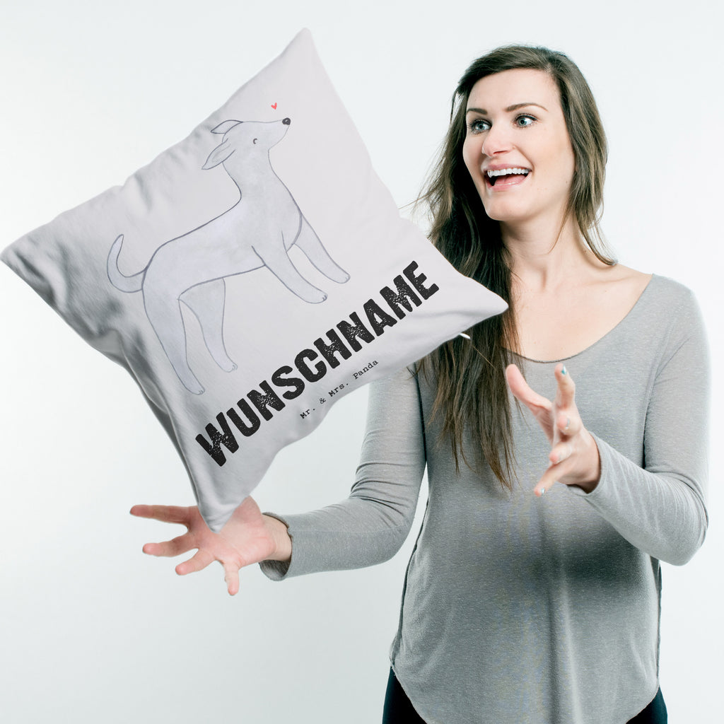 Personalisiertes Kissen Italienisches Windspiel Lebensretter Kissen, personalisiert, Name, Wunschname, bedrucken, Kopfkissen, Hund, Hunderasse, Rassehund, Hundebesitzer, Geschenk, Tierfreund, Schenken, Welpe, Italienisches Windspiel, Windhund, Italian Greyhound