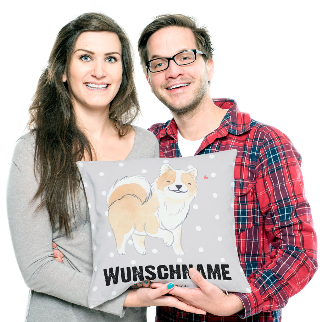 Personalisiertes Kissen Islandhund Lebensretter Kissen, personalisiert, Name, Wunschname, bedrucken, Kopfkissen, Hund, Hunderasse, Rassehund, Hundebesitzer, Geschenk, Tierfreund, Schenken, Welpe, Islandhund, isländischer Schäferhund