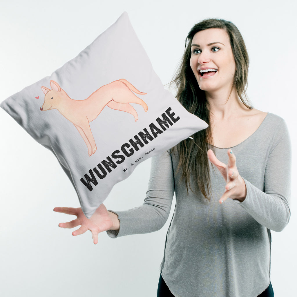 Personalisiertes Kissen Pharaonenhund Lebensretter Kissen, personalisiert, Name, Wunschname, bedrucken, Kopfkissen, Hund, Hunderasse, Rassehund, Hundebesitzer, Geschenk, Tierfreund, Schenken, Welpe, Pharaonenhund, Pharaoh Hound, Kelb tal-Fenek