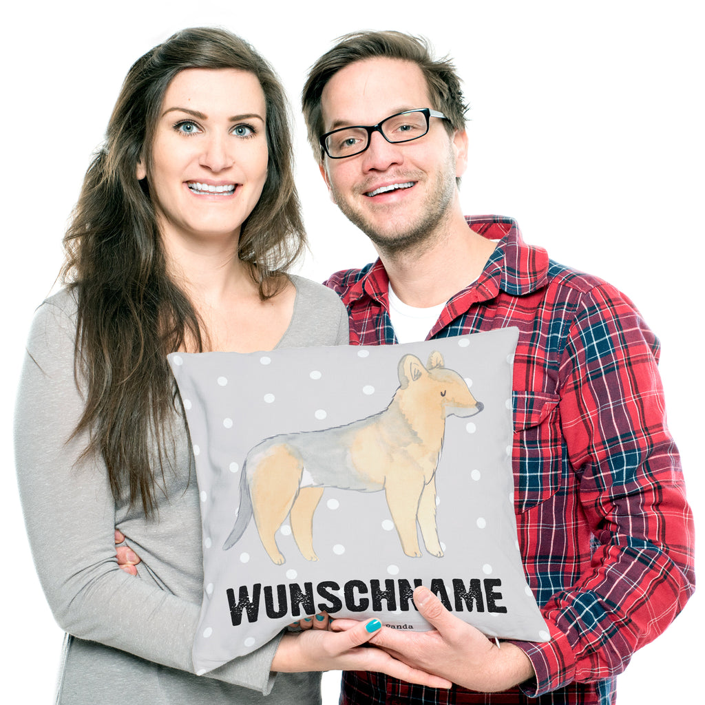 Personalisiertes Kissen Schäferhund Lebensretter Kissen, personalisiert, Name, Wunschname, bedrucken, Kopfkissen, Hund, Hunderasse, Rassehund, Hundebesitzer, Geschenk, Tierfreund, Schenken, Welpe, Schäferhund
