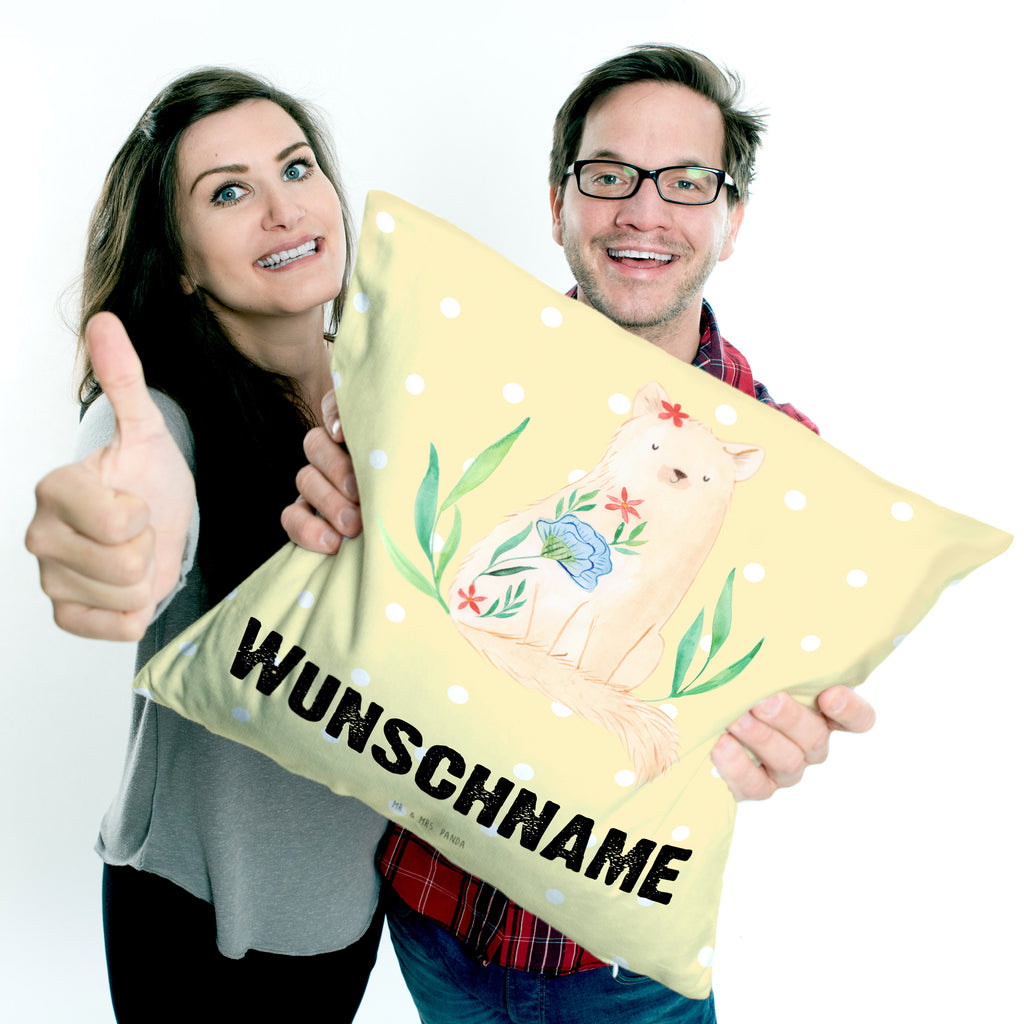 Personalisiertes Kissen Katze Blumen Kissen, personalisiert, Name, Wunschname, bedrucken, Kopfkissen, Katze, Katzenmotiv, Katzenfan, Katzendeko, Katzenfreund, Katzenliebhaber, Katzenprodukte, Katzenartikel, Katzenaccessoires, Katzensouvenirs, Katzenliebhaberprodukte, Katzenmotive, Selbstliebe, Selfcare, Motivation, Mutausbruch