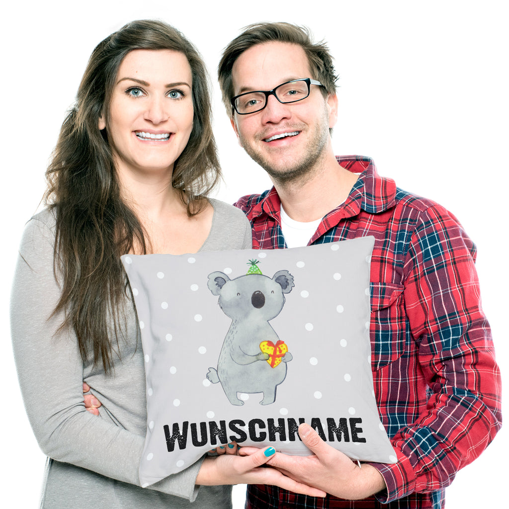 Personalisiertes Kissen Koala Geschenk Kissen, personalisiert, Name, Wunschname, bedrucken, Kopfkissen, Koala, Koalabär, Geschenk, Geburtstag, Party