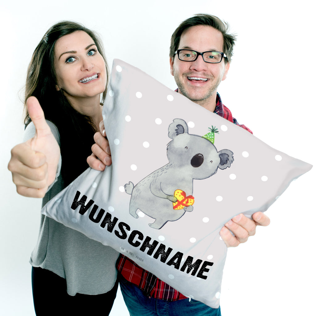 Personalisiertes Kissen Koala Geschenk Kissen, personalisiert, Name, Wunschname, bedrucken, Kopfkissen, Koala, Koalabär, Geschenk, Geburtstag, Party