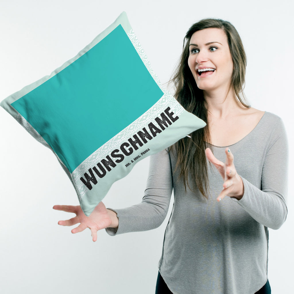 Personalisiertes Kissen Lama Regenbogen Kissen, personalisiert, Name, Wunschname, bedrucken, Kopfkissen, Lama, Alpaka, Lamas, Regenbogen, Haters gonna hate, Haters, Selbstständig, Außenseiter, Schule, Abi, Hobby, Wolkenland, Freiheit