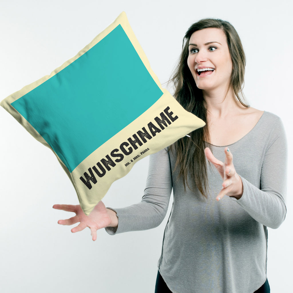 Personalisiertes Kissen Waldtiere Aloha Kissen, personalisiert, Name, Wunschname, bedrucken, Kopfkissen, süße Tiermotive, gute Laune, lustige Sprüche, Tiere, Wald, Waldtiere, Musik, Aloha, Bär, Hase, Igel, Tanzen, Leben, Lachen