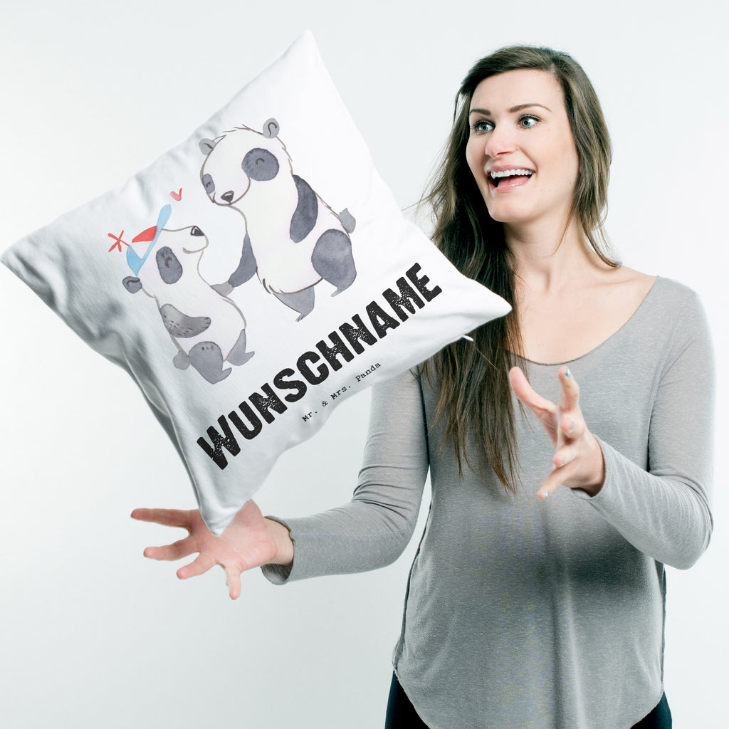 Personalisiertes Kissen Panda Bester Sohn der Welt Kissen, personalisiert, Name, Wunschname, bedrucken, Kopfkissen, für, Dankeschön, Geschenk, Schenken, Geburtstag, Geburtstagsgeschenk, Geschenkidee, Danke, Bedanken, Mitbringsel, Freude machen, Geschenktipp, Sohn, Sohnemann, Söhnchen, Bube, Bub, Nachwuchs, Nachkomme, Kind, Familie, Vater, Belohnung