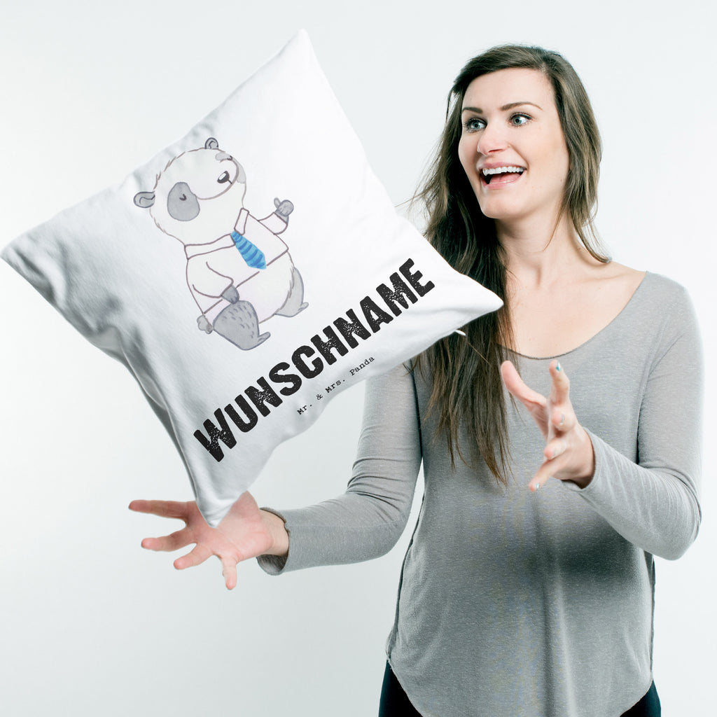 Personalisiertes Kissen Panda Bester Vorgesetzter der Welt Kissen, personalisiert, Name, Wunschname, bedrucken, Kopfkissen, für, Dankeschön, Geschenk, Schenken, Geburtstag, Geburtstagsgeschenk, Geschenkidee, Danke, Bedanken, Mitbringsel, Freude machen, Geschenktipp, Chef, Boss, Abschiedsgeschenk, Abteilungsleiter, Kollege, Vorgesetzter, Vorgesetzte, Arbeit, Leiter, Arbeitgeber, Führungskraft