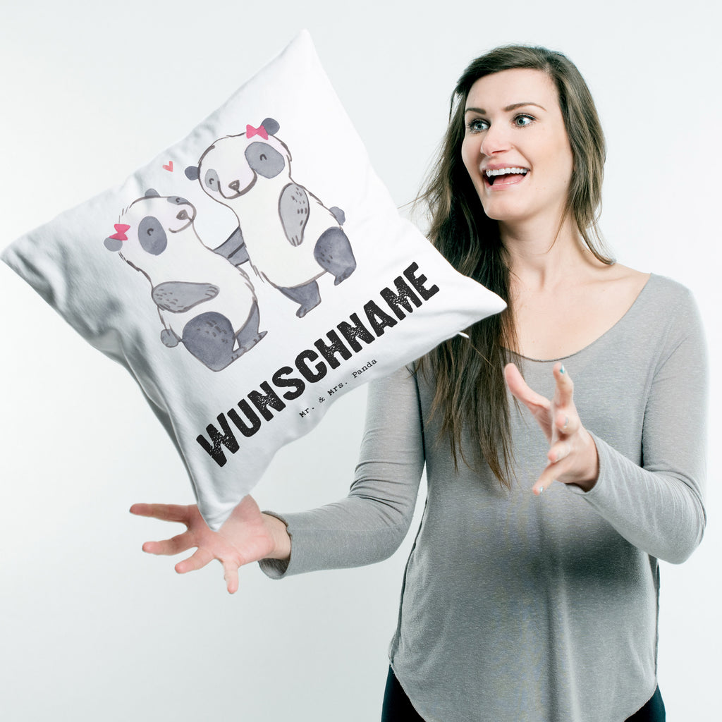 Personalisiertes Kissen Panda Beste Blutsschwester der Welt Kissen, personalisiert, Name, Wunschname, bedrucken, Kopfkissen, für, Dankeschön, Geschenk, Schenken, Geburtstag, Geburtstagsgeschenk, Geschenkidee, Danke, Bedanken, Mitbringsel, Freude machen, Geschenktipp, Blutsschwester, Blutsgeschwister, Freundin, Bae, Schwestern, Schwester, Geschwister, Schwesterherz, Sister, Familie, Kleinigkeit, Beste, Tochter, Liebe