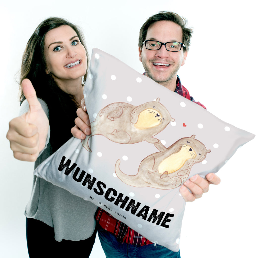 Personalisiertes Kissen Otter Bester Partner der Welt Kissen, personalisiert, Name, Wunschname, bedrucken, Kopfkissen, für, Dankeschön, Geschenk, Schenken, Geburtstag, Geburtstagsgeschenk, Geschenkidee, Danke, Bedanken, Mitbringsel, Freude machen, Geschenktipp, Partner, Ehepartner, Mann, Frau, Ehefrau, Ehemann. Freundin, Freund, Lebensgefährte, Paar, Liebe