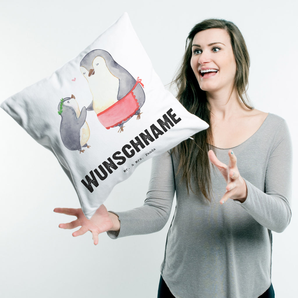 Personalisiertes Kissen Pinguin Beste Mutti der Welt Kissen, personalisiert, Name, Wunschname, bedrucken, Kopfkissen, für, Dankeschön, Geschenk, Schenken, Geburtstag, Geburtstagsgeschenk, Geschenkidee, Danke, Bedanken, Mitbringsel, Freude machen, Geschenktipp, Mama, Mami, Mutter, Muttertag, Mutti, Ma, Tochter, Sohn, Beste Mama, Beste, Supermama