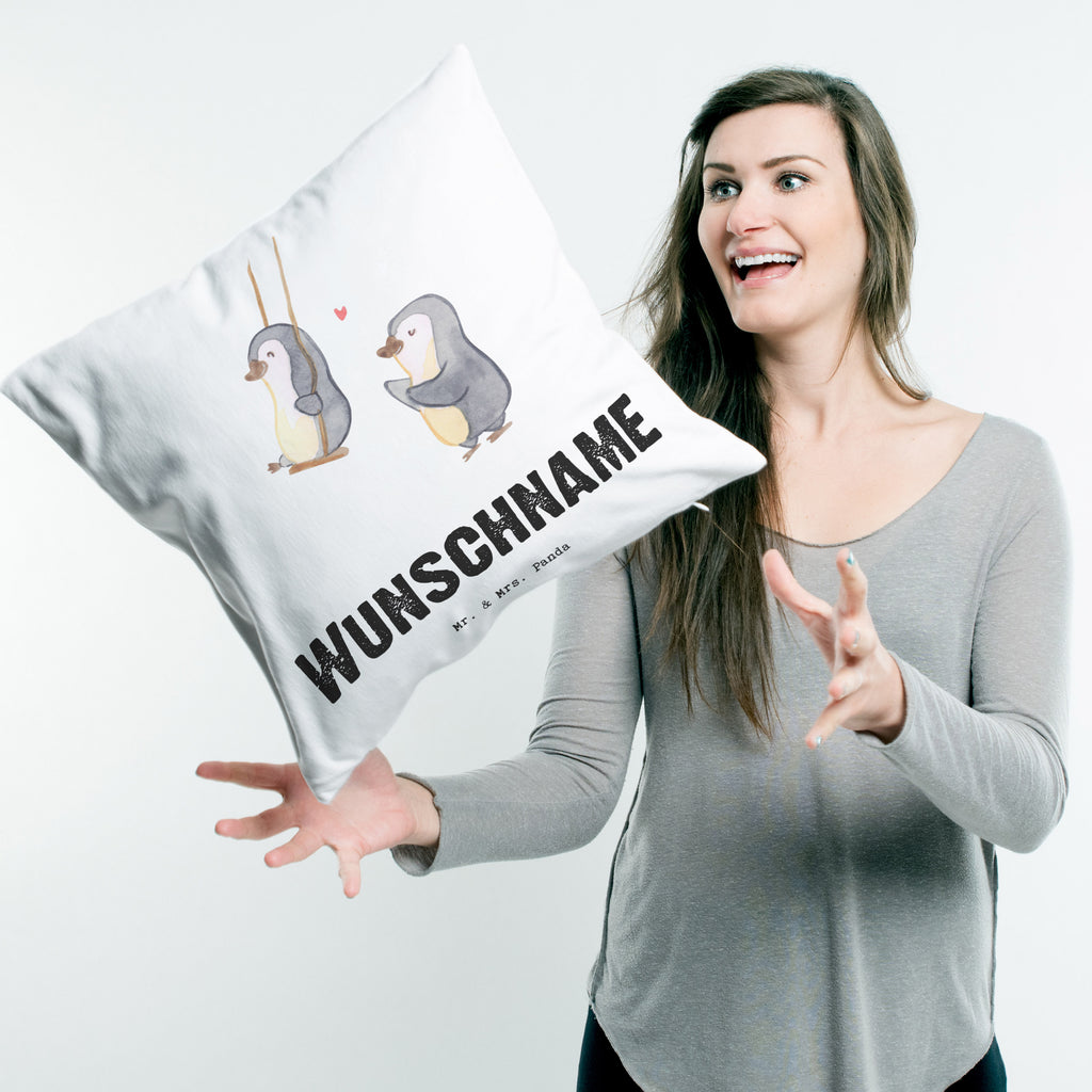 Personalisiertes Kissen Pinguin Beste Patentante der Welt Kissen, personalisiert, Name, Wunschname, bedrucken, Kopfkissen, für, Dankeschön, Geschenk, Schenken, Geburtstag, Geburtstagsgeschenk, Geschenkidee, Danke, Bedanken, Mitbringsel, Freude machen, Geschenktipp, Patentante, Paten Tante, Lieblingstante, Taufpartner, Taufe, Familie, Kleinigkeit, Nichte, Neffe