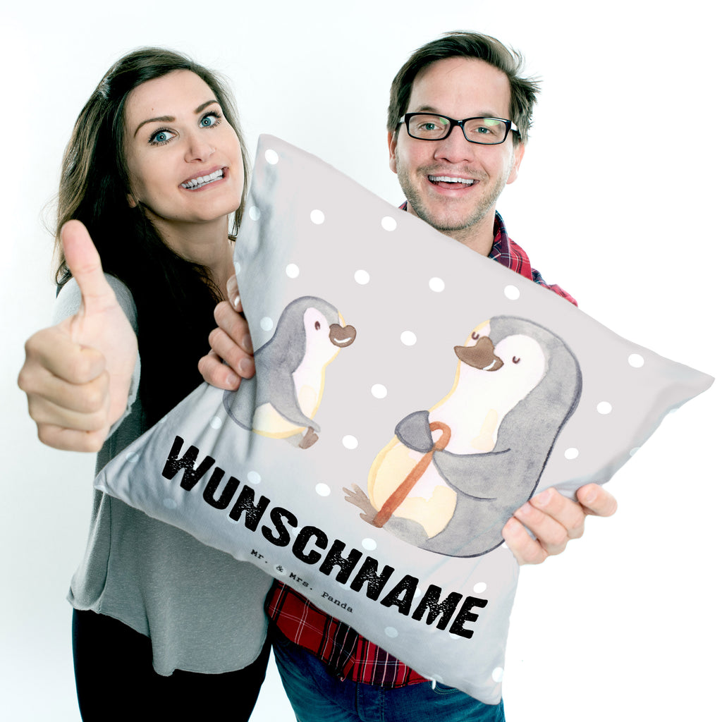 Personalisiertes Kissen Pinguin Bester Opa der Welt Kissen, personalisiert, Name, Wunschname, bedrucken, Kopfkissen, für, Dankeschön, Geschenk, Schenken, Geburtstag, Geburtstagsgeschenk, Geschenkidee, Danke, Bedanken, Mitbringsel, Freude machen, Geschenktipp, Großvater, Grossvater, Opa, Opi. Großpapa, Großeltern, Enkel, Enkelin, Enkelkind, Kleinigkeit, Oppa, Oppi, Bester