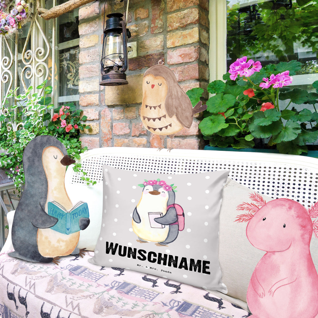 Personalisiertes Kissen Pinguin Beste Tochter der Welt Kissen, personalisiert, Name, Wunschname, bedrucken, Kopfkissen, für, Dankeschön, Geschenk, Schenken, Geburtstag, Geburtstagsgeschenk, Geschenkidee, Danke, Bedanken, Mitbringsel, Freude machen, Geschenktipp, Tochter, Töchter, Töchterchen, Geburt, Kleine, Mutter, Vater, Kind, Kinder, Familie, Belohnung