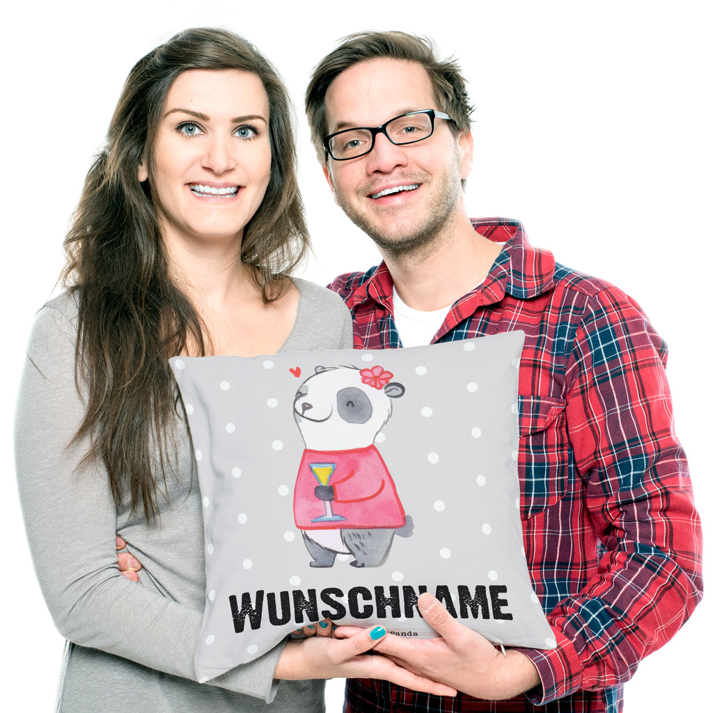 Personalisiertes Kissen Panda Beste Trauzeugin der Welt Kissen, personalisiert, Name, Wunschname, bedrucken, Kopfkissen, für, Dankeschön, Geschenk, Schenken, Geburtstag, Geburtstagsgeschenk, Geschenkidee, Danke, Bedanken, Mitbringsel, Freude machen, Geschenktipp, Trauzeugin, Trauhzeugin, Freundin, Hochzeit, Heirat, JGA, Trauung, Kirche, Standesamt, Braut