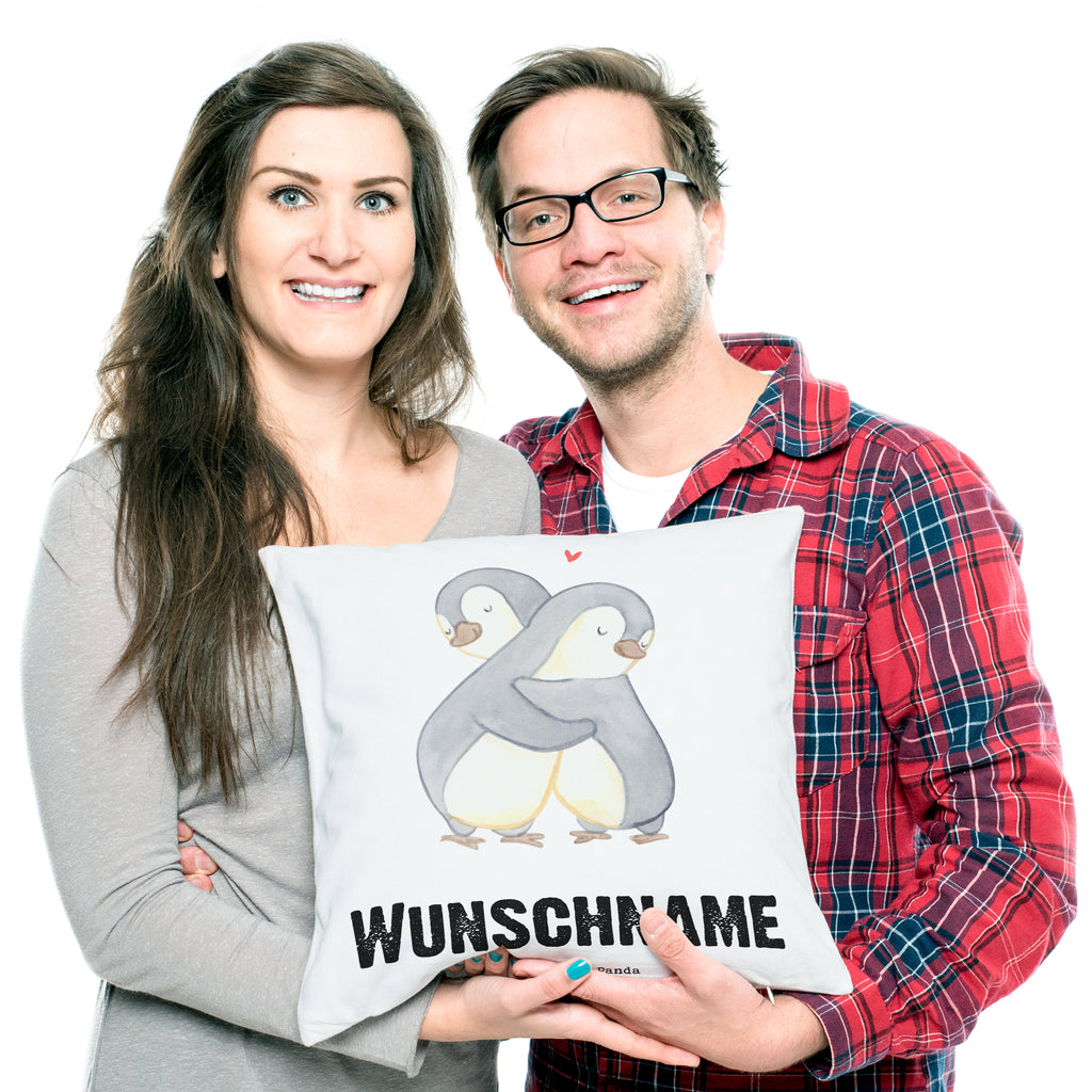 Personalisiertes Kissen Pinguin Bester Lieblingsmensch der Welt Kissen, personalisiert, Name, Wunschname, bedrucken, Kopfkissen, für, Dankeschön, Geschenk, Schenken, Geburtstag, Geburtstagsgeschenk, Geschenkidee, Danke, Bedanken, Mitbringsel, Freude machen, Geschenktipp, Lieblingsmensch, Lieblings Mensch, Liebling, Partner, Bae, beste Freundin, Freund, Liebe, Herz, Love, Mama, Papa, Familie