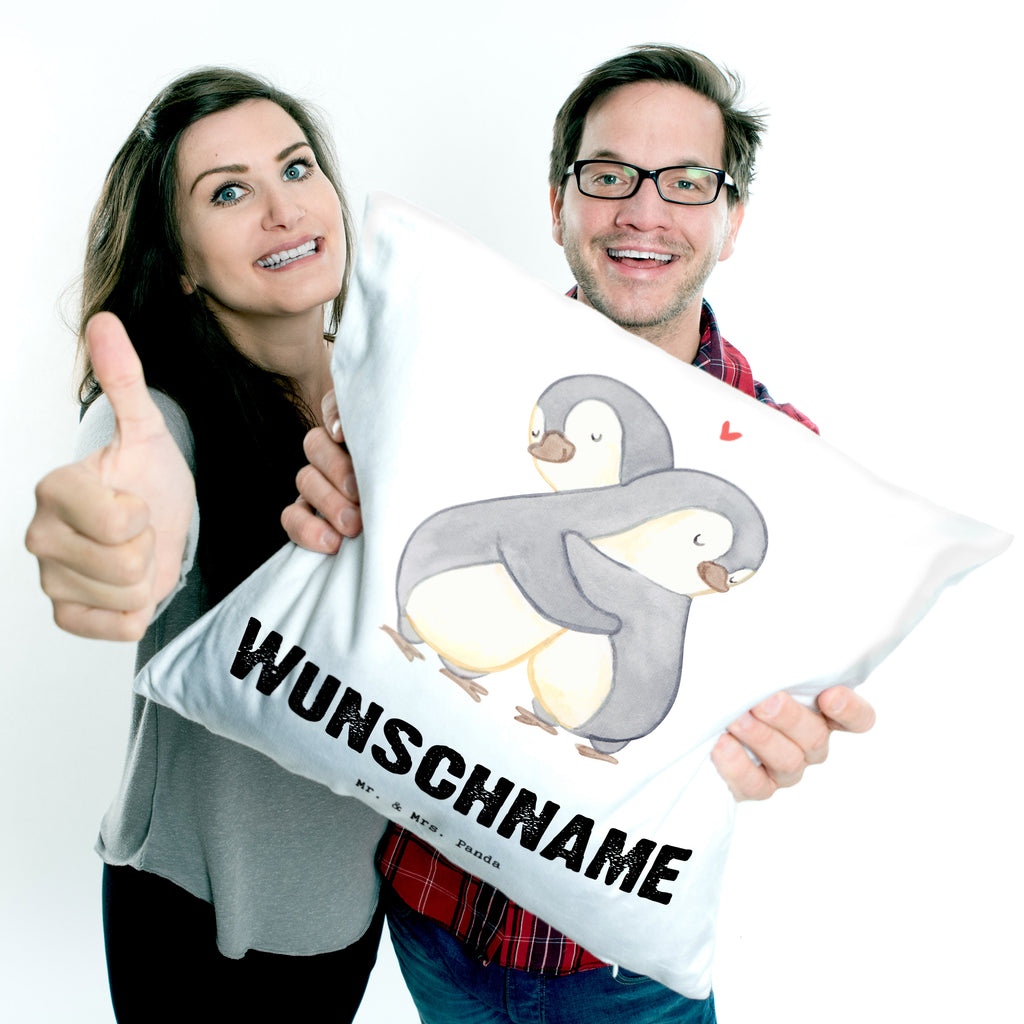 Personalisiertes Kissen Pinguin Bester Lieblingsmensch der Welt Kissen, personalisiert, Name, Wunschname, bedrucken, Kopfkissen, für, Dankeschön, Geschenk, Schenken, Geburtstag, Geburtstagsgeschenk, Geschenkidee, Danke, Bedanken, Mitbringsel, Freude machen, Geschenktipp, Lieblingsmensch, Lieblings Mensch, Liebling, Partner, Bae, beste Freundin, Freund, Liebe, Herz, Love, Mama, Papa, Familie