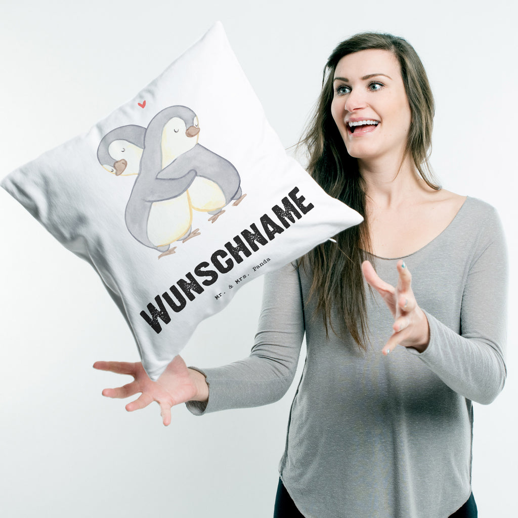 Personalisiertes Kissen Pinguin Bester Lieblingsmensch der Welt Kissen, personalisiert, Name, Wunschname, bedrucken, Kopfkissen, für, Dankeschön, Geschenk, Schenken, Geburtstag, Geburtstagsgeschenk, Geschenkidee, Danke, Bedanken, Mitbringsel, Freude machen, Geschenktipp, Lieblingsmensch, Lieblings Mensch, Liebling, Partner, Bae, beste Freundin, Freund, Liebe, Herz, Love, Mama, Papa, Familie