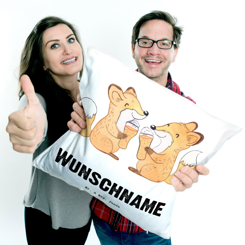 Personalisiertes Kissen Fuchs Bester Vetter der Welt Kissen, personalisiert, Name, Wunschname, bedrucken, Kopfkissen, für, Dankeschön, Geschenk, Schenken, Geburtstag, Geburtstagsgeschenk, Geschenkidee, Danke, Bedanken, Mitbringsel, Freude machen, Geschenktipp, Vetter, Cousin, Kousin, Sohn von Onkel, Sohn von Tante, Familie, Verwandtschaft, Cousine