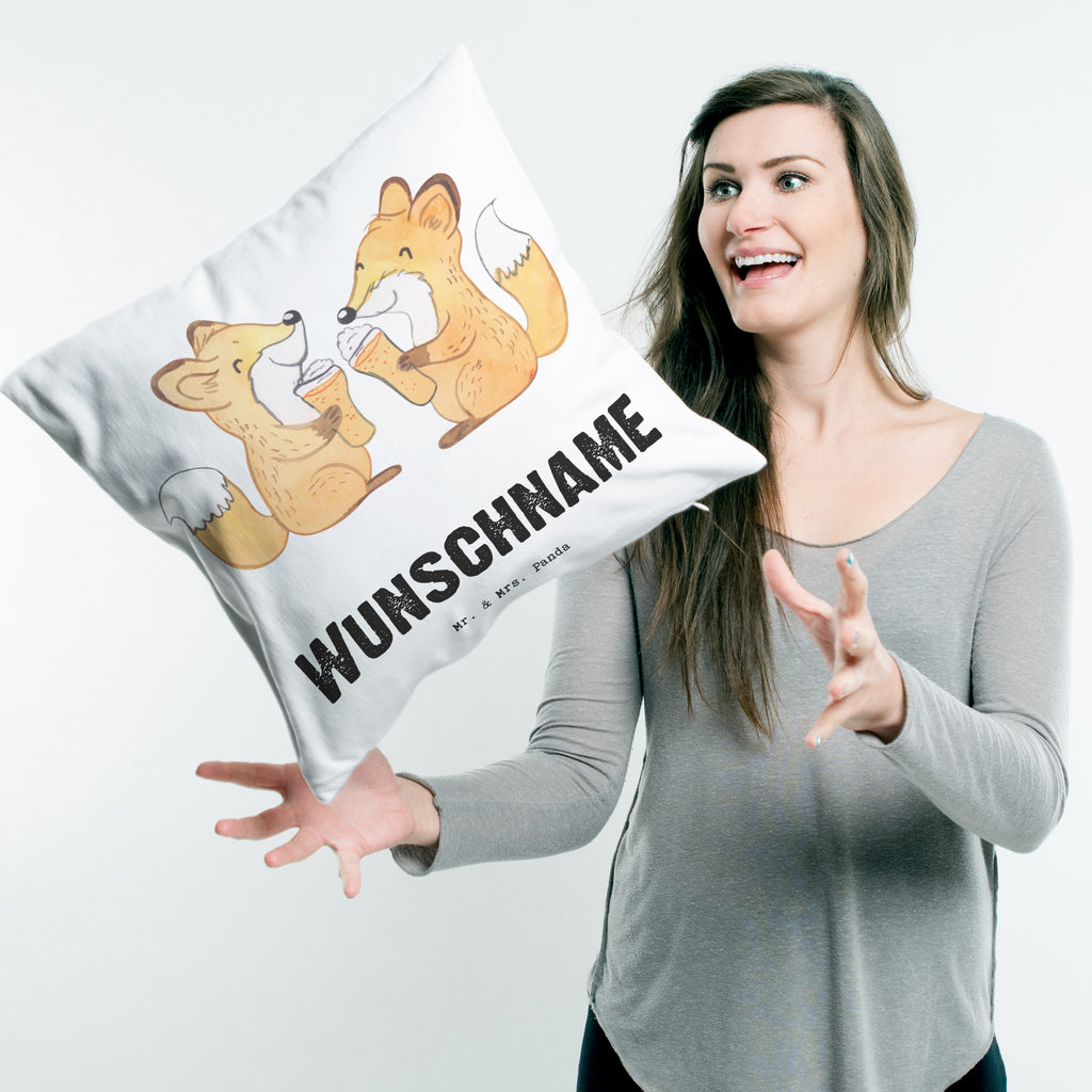 Personalisiertes Kissen Fuchs Bester Vetter der Welt Kissen, personalisiert, Name, Wunschname, bedrucken, Kopfkissen, für, Dankeschön, Geschenk, Schenken, Geburtstag, Geburtstagsgeschenk, Geschenkidee, Danke, Bedanken, Mitbringsel, Freude machen, Geschenktipp, Vetter, Cousin, Kousin, Sohn von Onkel, Sohn von Tante, Familie, Verwandtschaft, Cousine