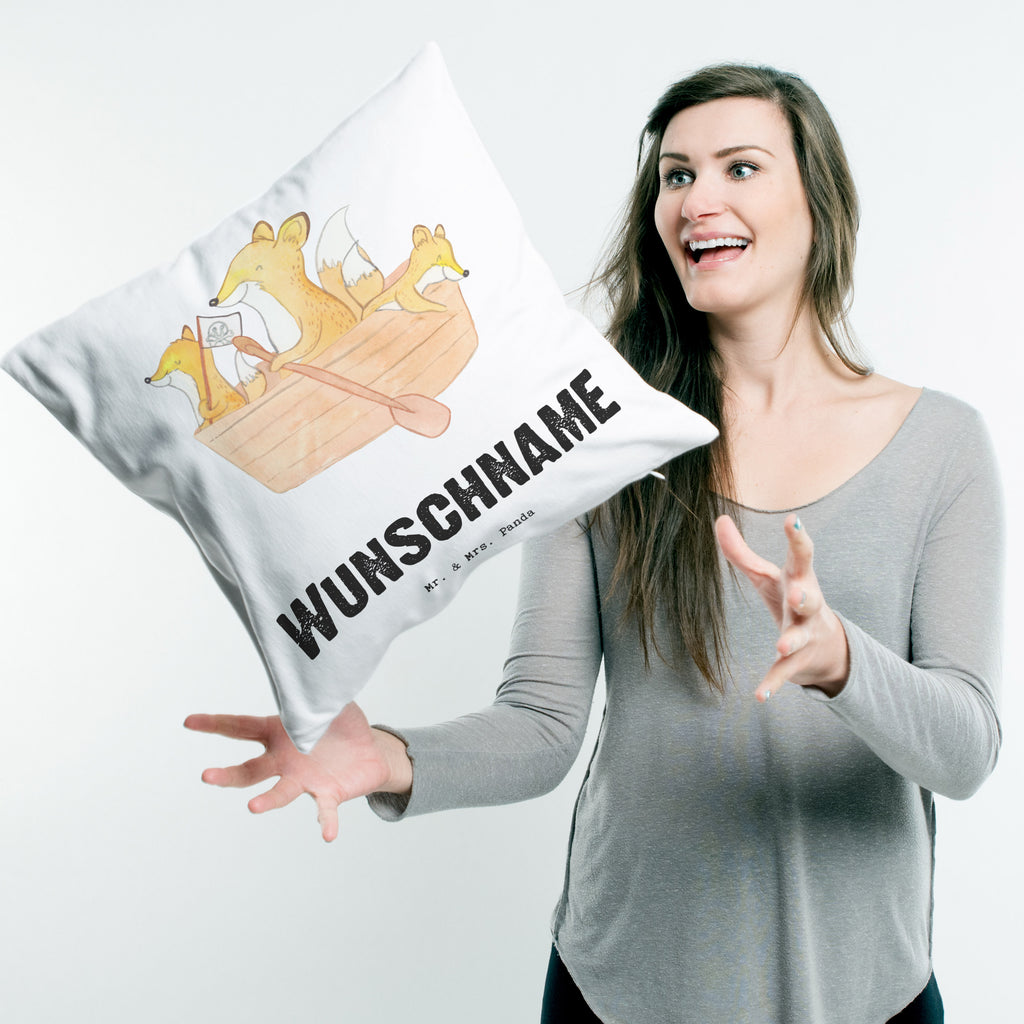 Personalisiertes Kissen Bär Kanufahren Tage Kissen, personalisiert, Name, Wunschname, bedrucken, Kopfkissen, Geschenk, Sport, Sportart, Hobby, Schenken, Danke, Dankeschön, Auszeichnung, Gewinn, Sportler, Kanu fahren, Kanu Schule, Kanuverleih, Kanutour, Paddeltour