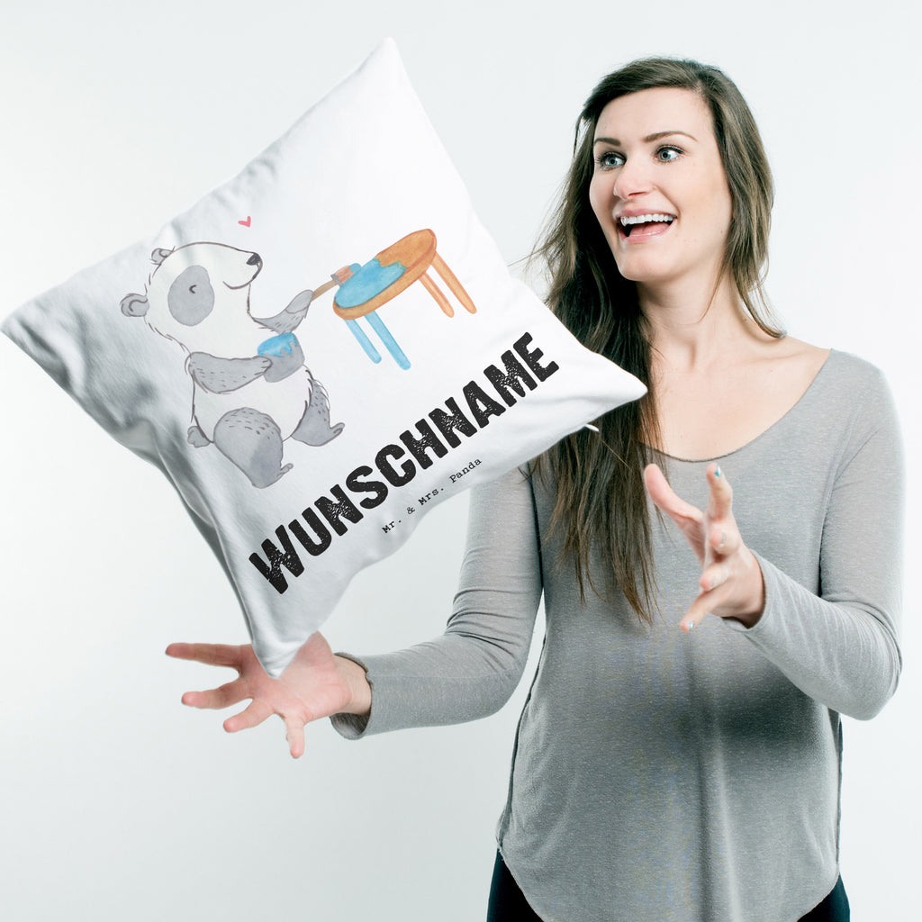Personalisiertes Kissen Panda Möbel restaurieren Tage Kissen, personalisiert, Name, Wunschname, bedrucken, Kopfkissen, Geschenk, Sport, Sportart, Hobby, Schenken, Danke, Dankeschön, Auszeichnung, Gewinn, Sportler, Möbel restaurieren, antike Möbel restaurieren, Handwerk, Restaurator