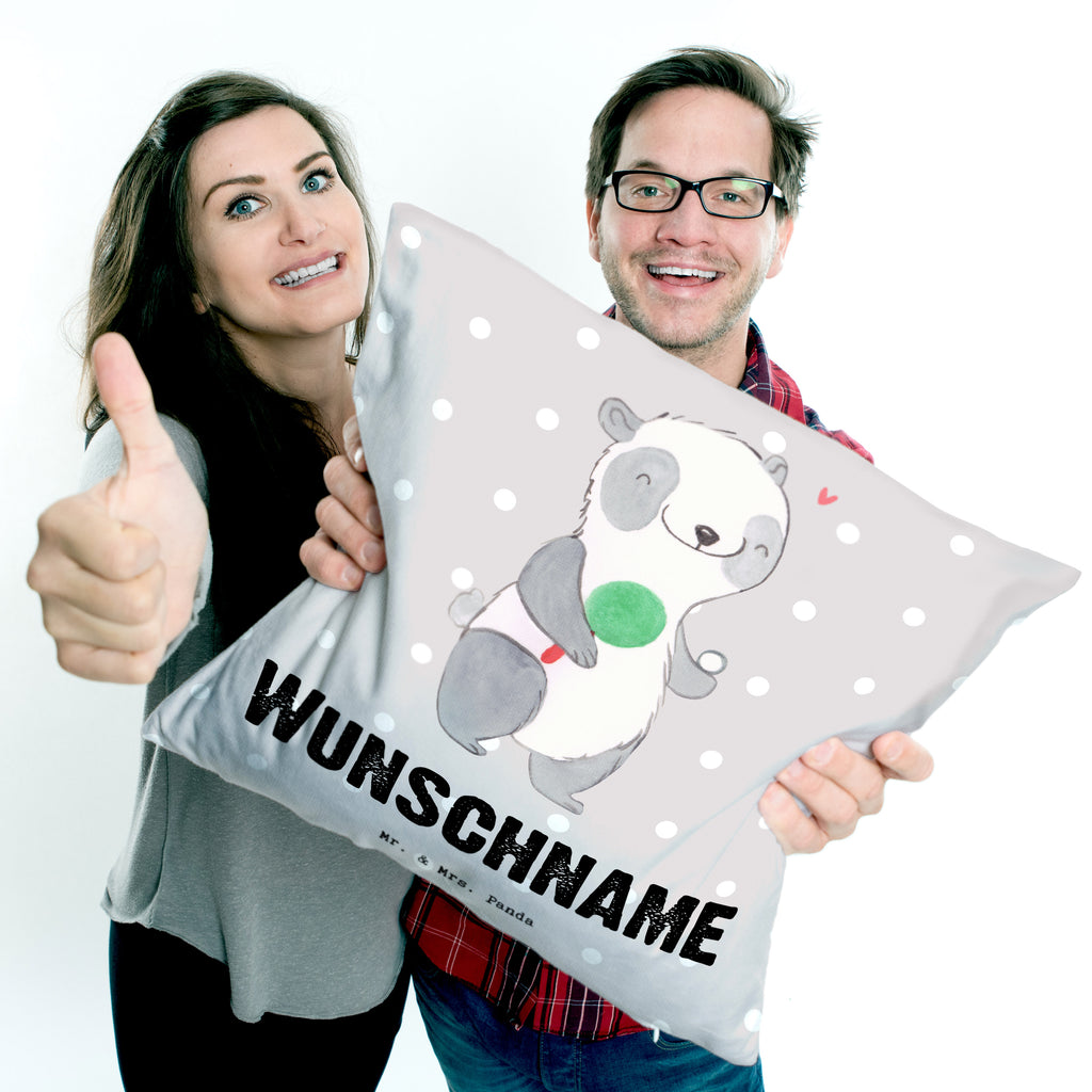 Personalisiertes Kissen Panda Tischtennis Tage Kissen, personalisiert, Name, Wunschname, bedrucken, Kopfkissen, Geschenk, Sport, Sportart, Hobby, Schenken, Danke, Dankeschön, Auszeichnung, Gewinn, Sportler, Tischtennis, Tischtennis Bund, Tischtennis Verein, Ballsport, Tischtennis Wettbewerb, Tischtennis Meisterschaft, Tischtennis Sprüche