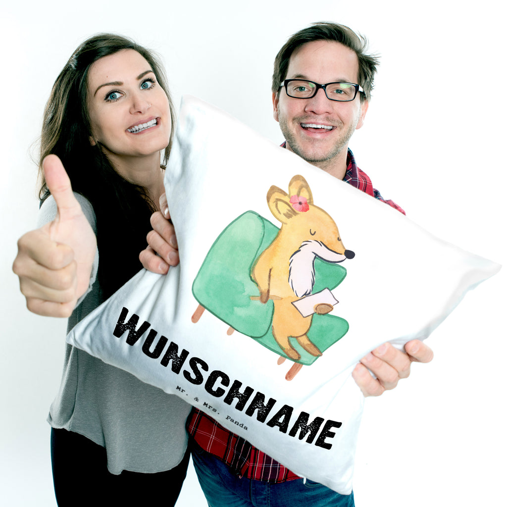 Personalisiertes Kissen Psychologin mit Herz Kissen, personalisiert, Name, Wunschname, bedrucken, Kopfkissen, Beruf, Ausbildung, Jubiläum, Abschied, Rente, Kollege, Kollegin, Geschenk, Schenken, Arbeitskollege, Mitarbeiter, Firma, Danke, Dankeschön