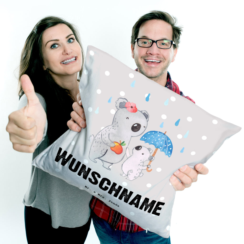 Personalisiertes Kissen Tagesmutter mit Herz Kissen, personalisiert, Name, Wunschname, bedrucken, Kopfkissen, Beruf, Ausbildung, Jubiläum, Abschied, Rente, Kollege, Kollegin, Geschenk, Schenken, Arbeitskollege, Mitarbeiter, Firma, Danke, Dankeschön