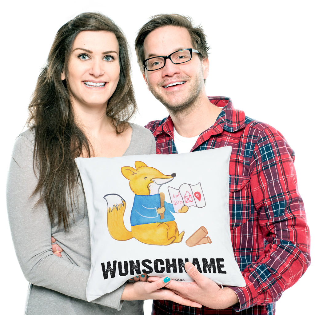 Personalisiertes Kissen Bauzeichner mit Herz Kissen, personalisiert, Name, Wunschname, bedrucken, Kopfkissen, Beruf, Ausbildung, Jubiläum, Abschied, Rente, Kollege, Kollegin, Geschenk, Schenken, Arbeitskollege, Mitarbeiter, Firma, Danke, Dankeschön