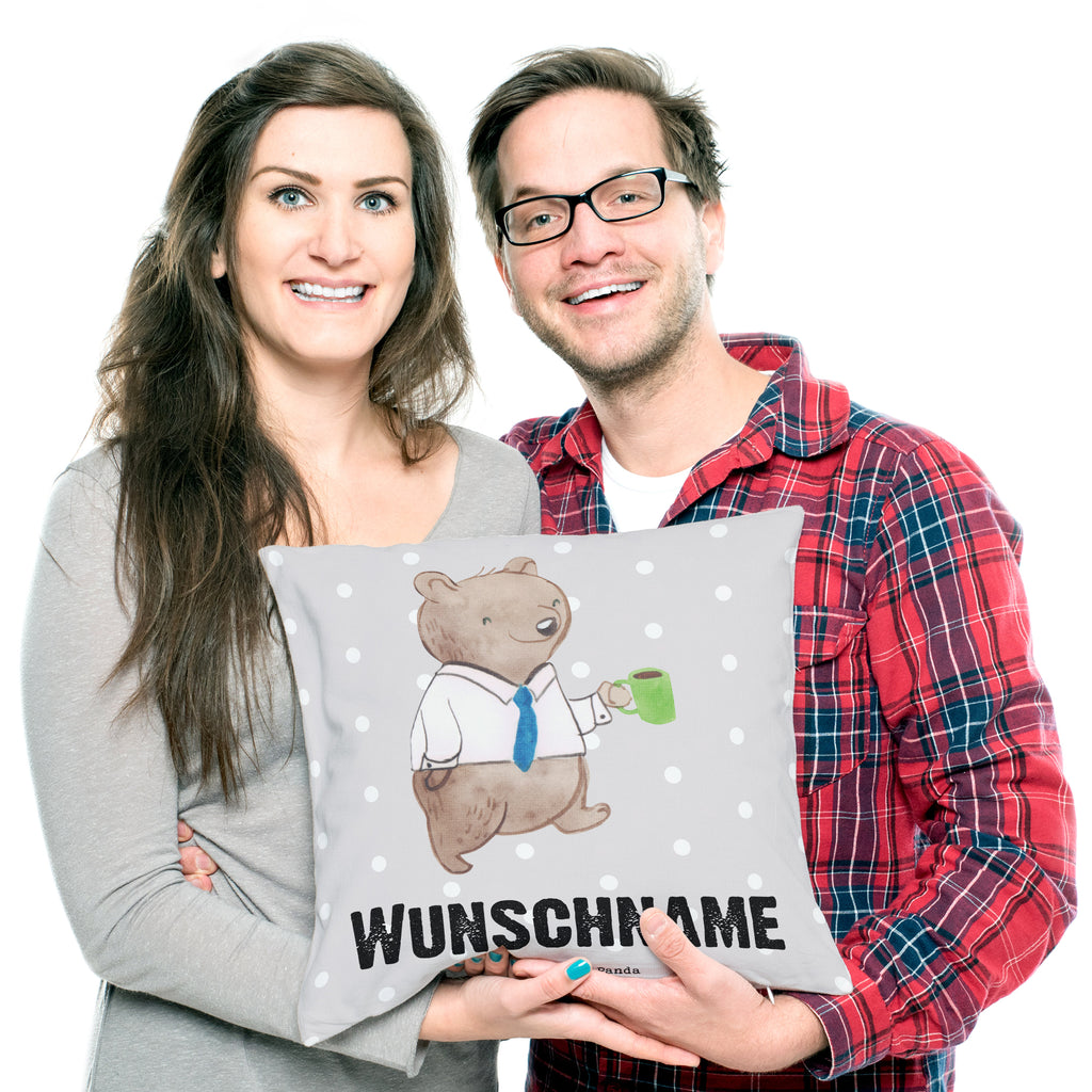 Personalisiertes Kissen Beamter mit Herz Kissen, personalisiert, Name, Wunschname, bedrucken, Kopfkissen, Beruf, Ausbildung, Jubiläum, Abschied, Rente, Kollege, Kollegin, Geschenk, Schenken, Arbeitskollege, Mitarbeiter, Firma, Danke, Dankeschön, Beamter, Verbeamtung, Beamtentum, öffentlicher Dienst, Studium, Amt