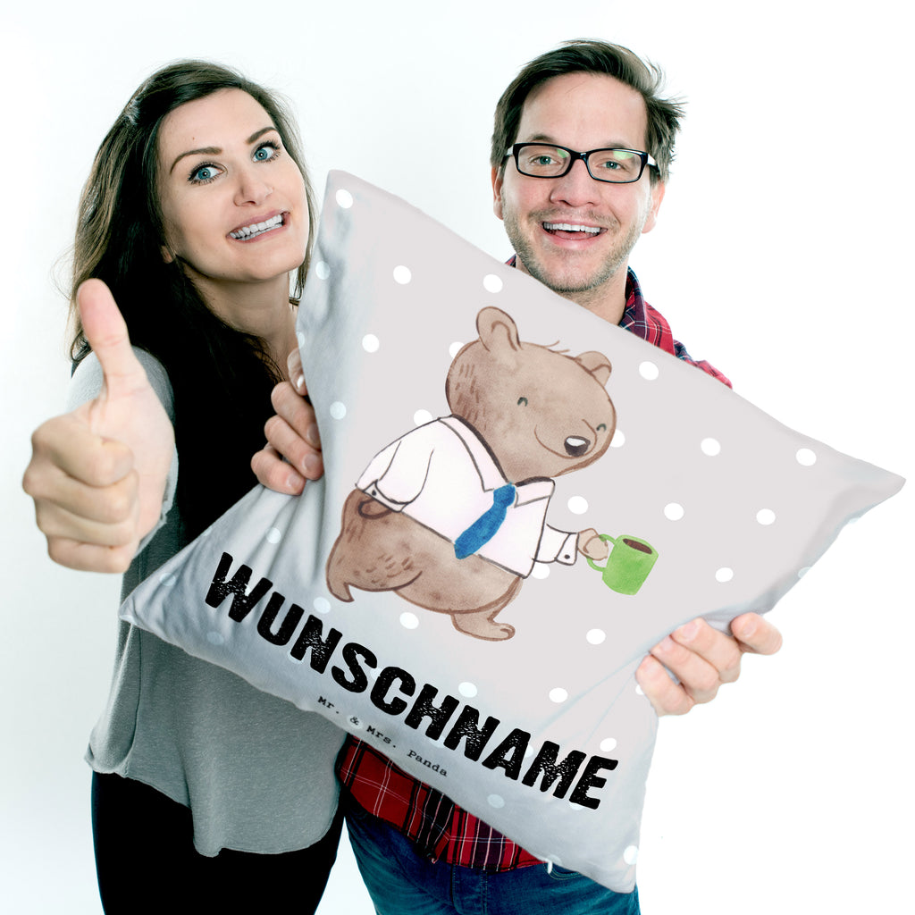 Personalisiertes Kissen Beamter mit Herz Kissen, personalisiert, Name, Wunschname, bedrucken, Kopfkissen, Beruf, Ausbildung, Jubiläum, Abschied, Rente, Kollege, Kollegin, Geschenk, Schenken, Arbeitskollege, Mitarbeiter, Firma, Danke, Dankeschön, Beamter, Verbeamtung, Beamtentum, öffentlicher Dienst, Studium, Amt