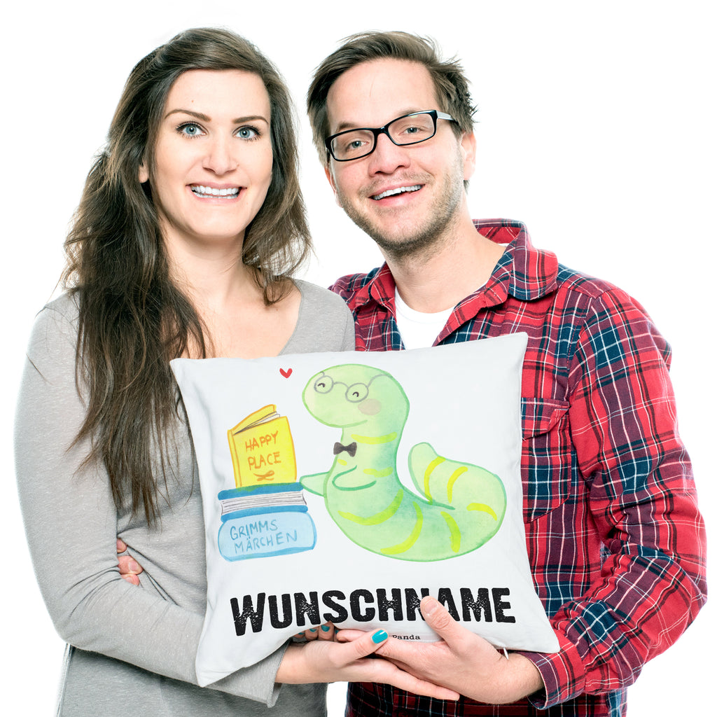 Personalisiertes Kissen Bibliothekar mit Herz Kissen, personalisiert, Name, Wunschname, bedrucken, Kopfkissen, Beruf, Ausbildung, Jubiläum, Abschied, Rente, Kollege, Kollegin, Geschenk, Schenken, Arbeitskollege, Mitarbeiter, Firma, Danke, Dankeschön, Bibliothekar, Buchhandlung, Bibliothek, Bücherwurm, Leseratte, Bücherliebe