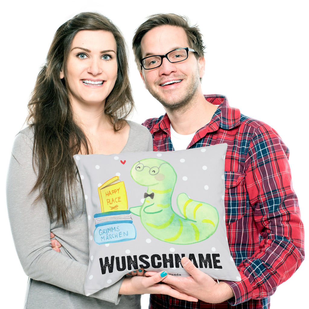 Personalisiertes Kissen Buchhändler mit Herz Kissen, personalisiert, Name, Wunschname, bedrucken, Kopfkissen, Beruf, Ausbildung, Jubiläum, Abschied, Rente, Kollege, Kollegin, Geschenk, Schenken, Arbeitskollege, Mitarbeiter, Firma, Danke, Dankeschön, Buchhändler, Buchhandlung, Buchverkäufer, Bibliothekar, Bücherwurm