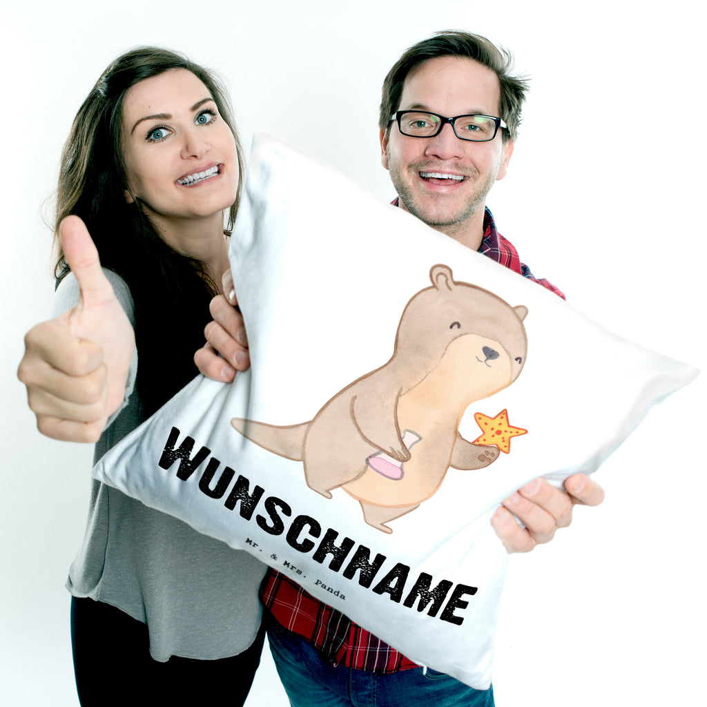 Personalisiertes Kissen Meeresbiologe mit Herz Kissen, personalisiert, Name, Wunschname, bedrucken, Kopfkissen, Beruf, Ausbildung, Jubiläum, Abschied, Rente, Kollege, Kollegin, Geschenk, Schenken, Arbeitskollege, Mitarbeiter, Firma, Danke, Dankeschön, Meeresbiologe, Meereskundler, Naturwissenschaftler, Meeresforscher, maritime Forschung, Studium