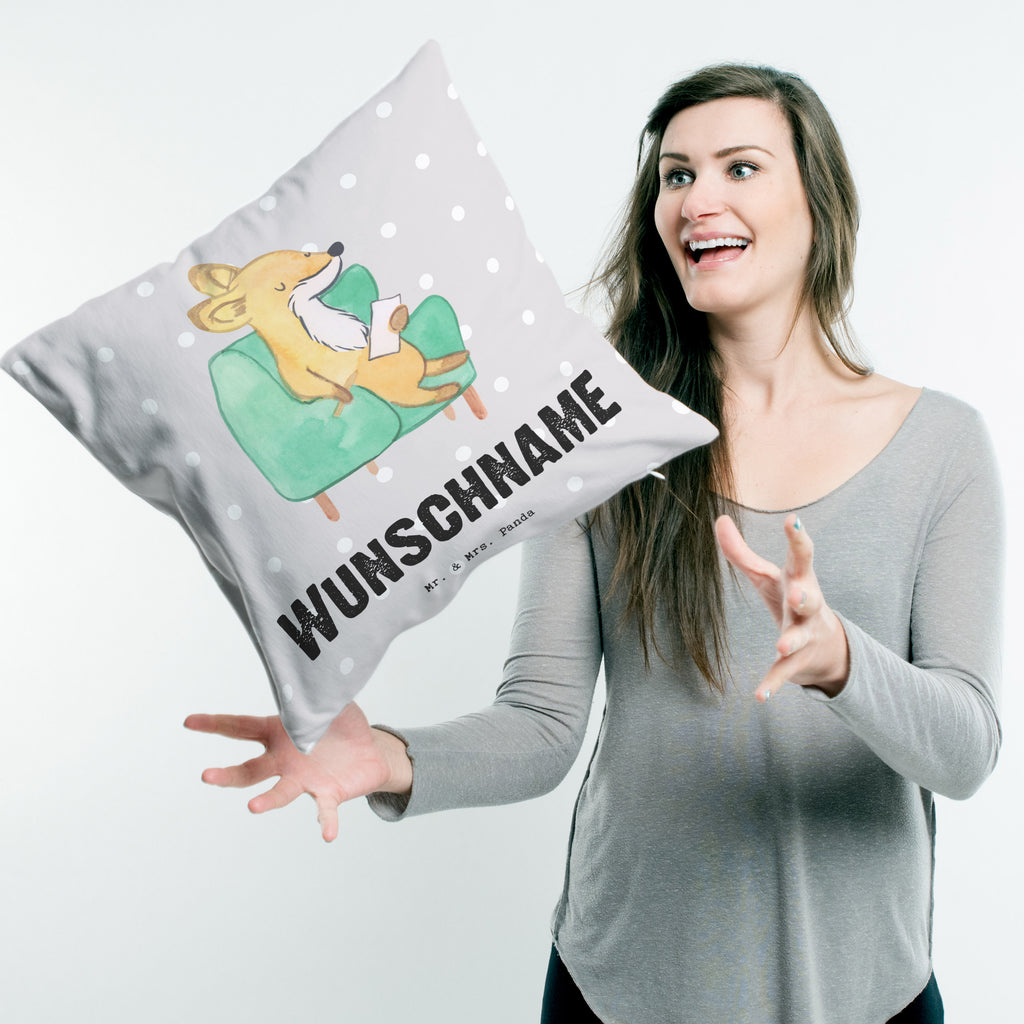 Personalisiertes Kissen Therapeut mit Herz Kissen, personalisiert, Name, Wunschname, bedrucken, Kopfkissen, Beruf, Ausbildung, Jubiläum, Abschied, Rente, Kollege, Kollegin, Geschenk, Schenken, Arbeitskollege, Mitarbeiter, Firma, Danke, Dankeschön