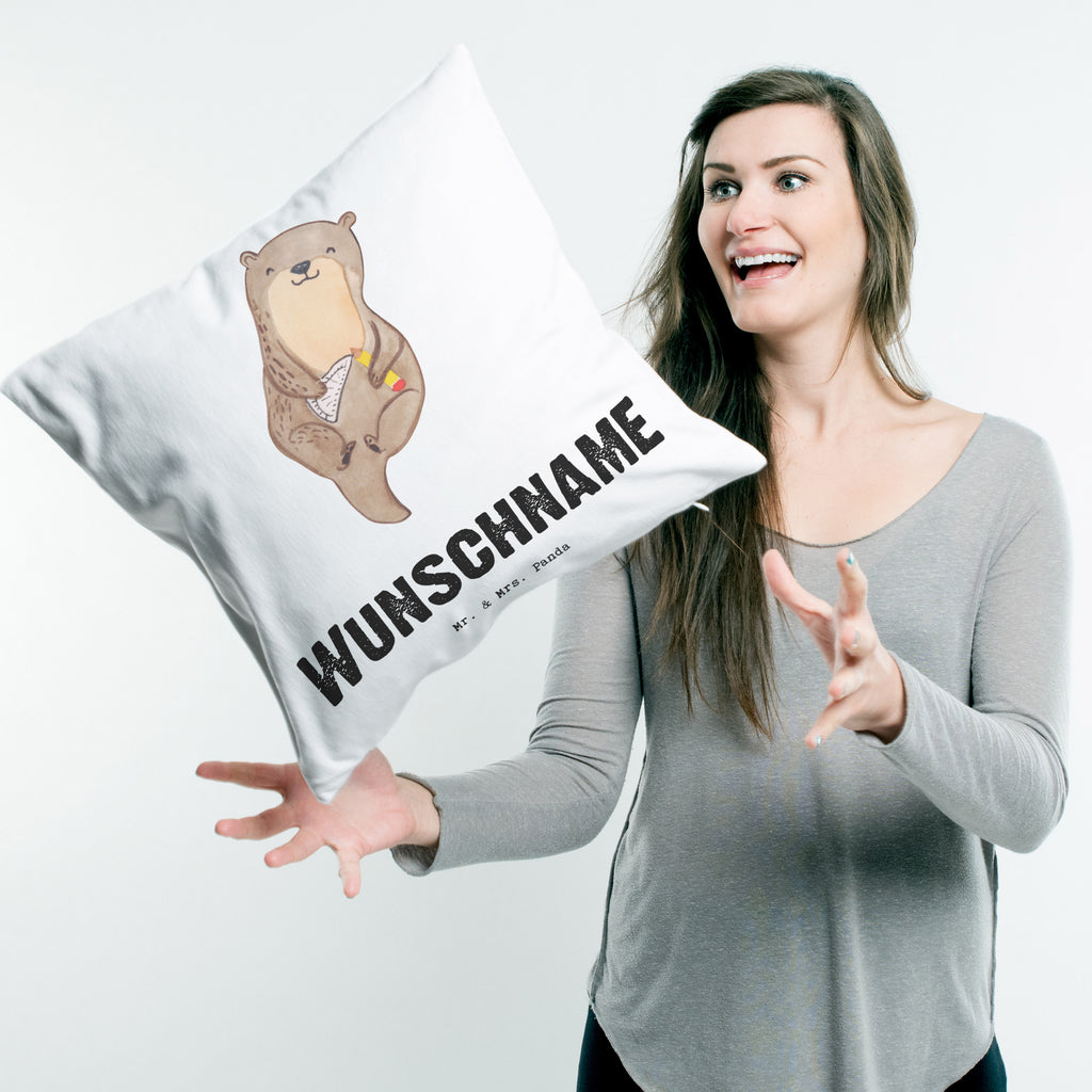 Personalisiertes Kissen Technischer Zeichner mit Herz Kissen, personalisiert, Name, Wunschname, bedrucken, Kopfkissen, Beruf, Ausbildung, Jubiläum, Abschied, Rente, Kollege, Kollegin, Geschenk, Schenken, Arbeitskollege, Mitarbeiter, Firma, Danke, Dankeschön