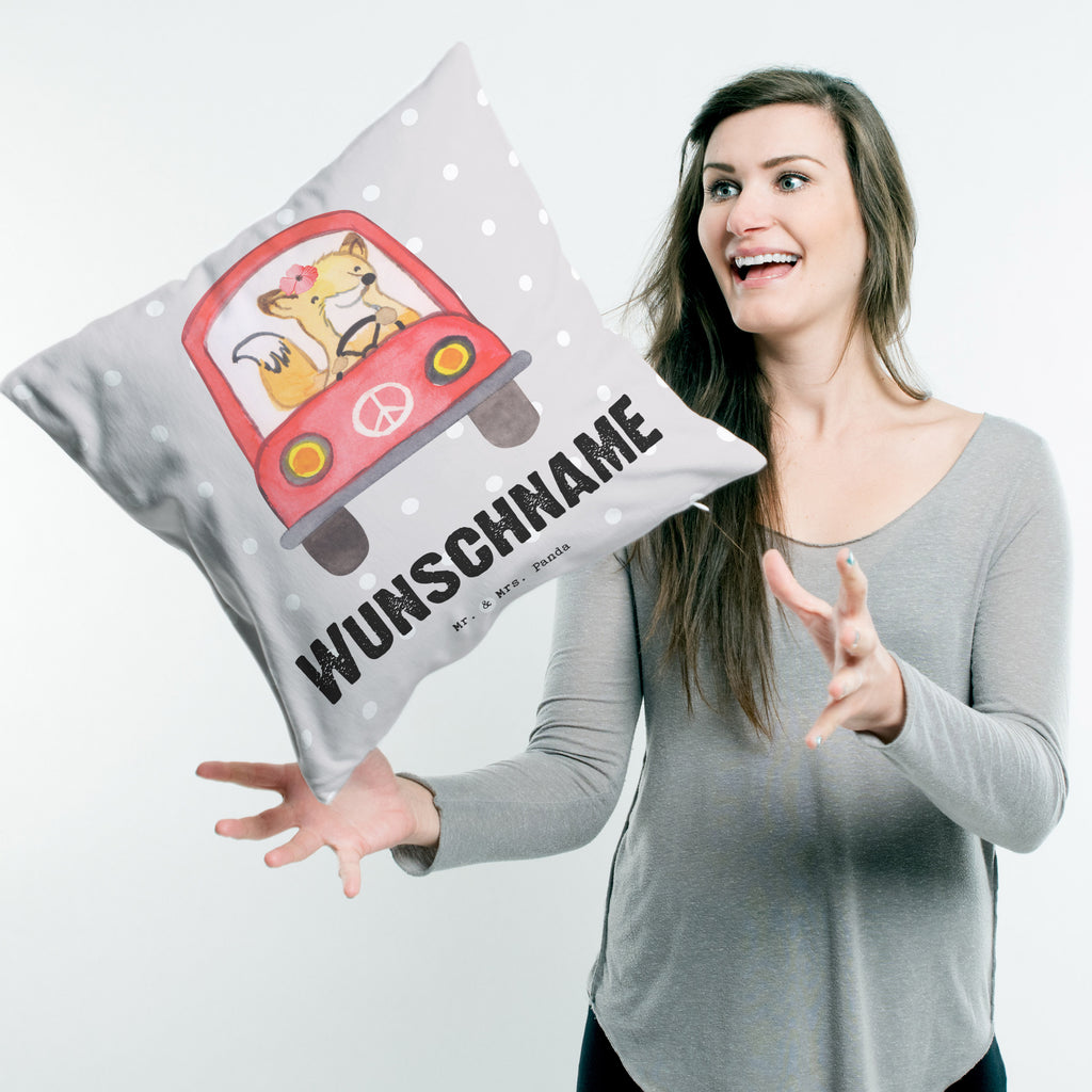 Personalisiertes Kissen Fahrlehrerin mit Herz Kissen, personalisiert, Name, Wunschname, bedrucken, Kopfkissen, Beruf, Ausbildung, Jubiläum, Abschied, Rente, Kollege, Kollegin, Geschenk, Schenken, Arbeitskollege, Mitarbeiter, Firma, Danke, Dankeschön, Fahrlehrerin, Fahrschule, Fahrschullehrerin