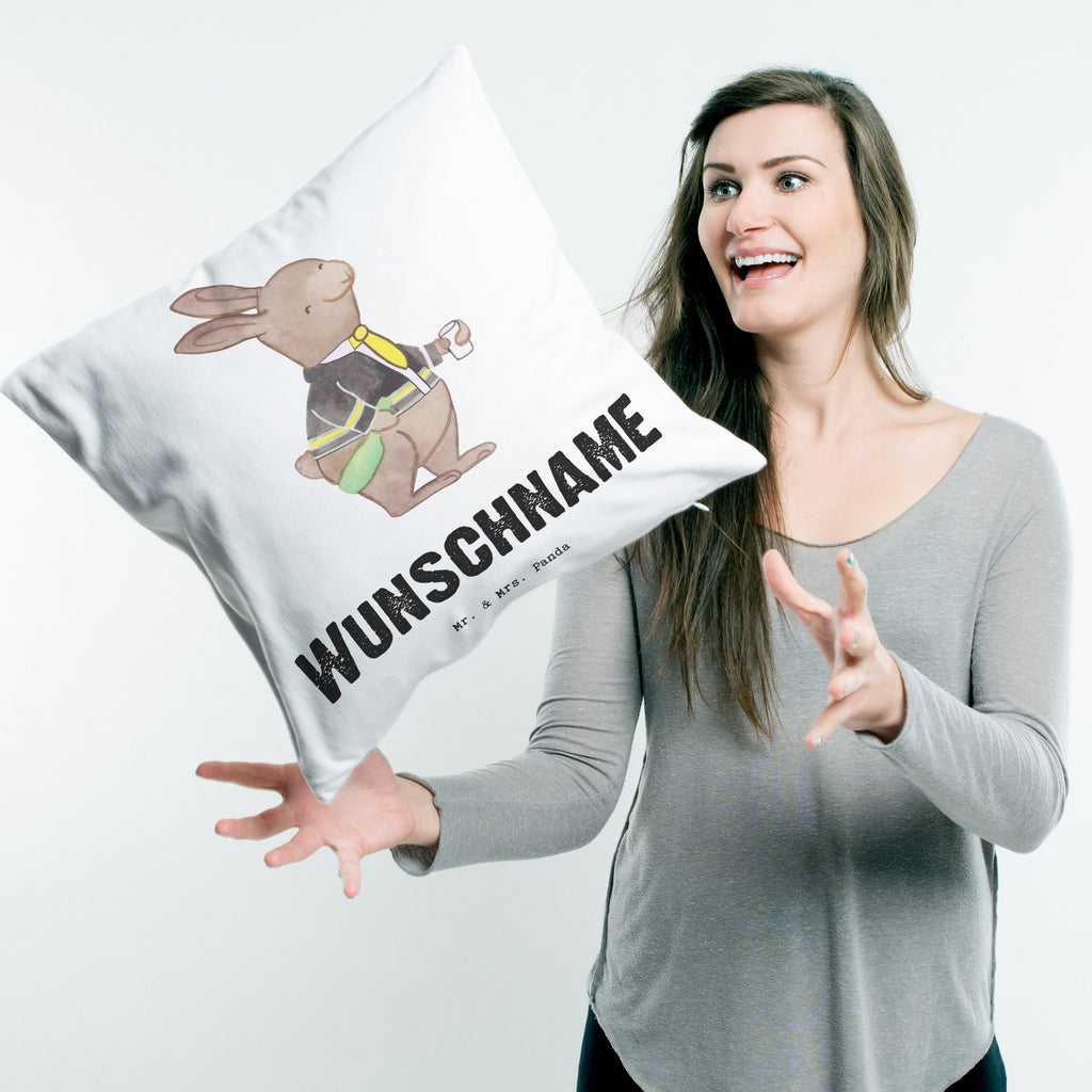 Personalisiertes Kissen Flugbegleiter mit Herz Kissen, personalisiert, Name, Wunschname, bedrucken, Kopfkissen, Beruf, Ausbildung, Jubiläum, Abschied, Rente, Kollege, Kollegin, Geschenk, Schenken, Arbeitskollege, Mitarbeiter, Firma, Danke, Dankeschön, Flugbegleiter, Steward, Flugsteward, Flight-Attendant