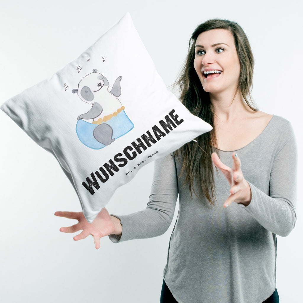 Personalisiertes Kissen Panda Bauchtanz Tage Kissen, personalisiert, Name, Wunschname, bedrucken, Kopfkissen, Geschenk, Sport, Sportart, Hobby, Schenken, Danke, Dankeschön, Auszeichnung, Gewinn, Sportler, Bauchtanz, orientalischer Tanz, Tanzen