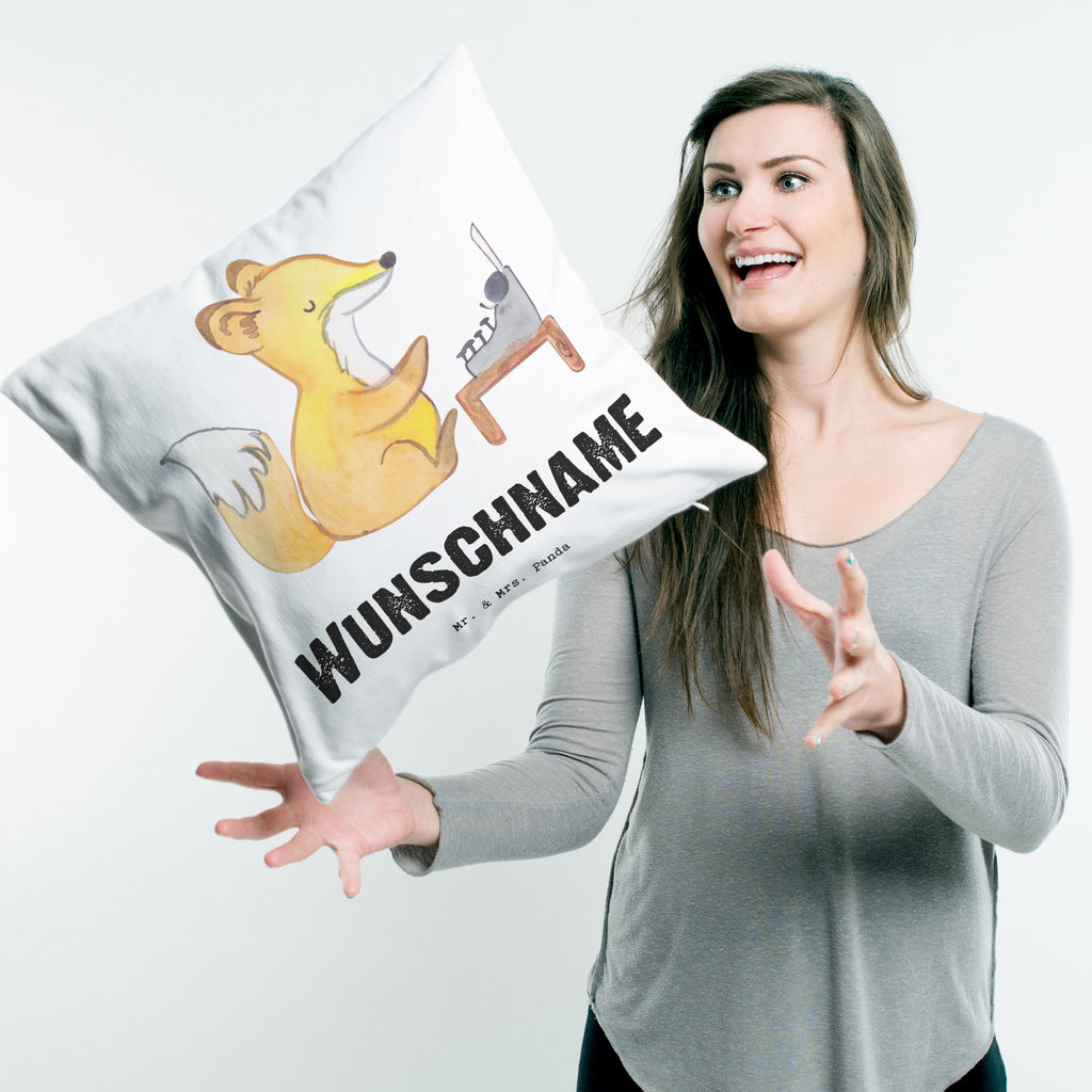 Personalisiertes Kissen Schriftsteller mit Herz Kissen, personalisiert, Name, Wunschname, bedrucken, Kopfkissen, Beruf, Ausbildung, Jubiläum, Abschied, Rente, Kollege, Kollegin, Geschenk, Schenken, Arbeitskollege, Mitarbeiter, Firma, Danke, Dankeschön, Autor, Buchveröffentlichung, Schriftsteller, Verlag, Geschichtenschreiber, Hobbyautor