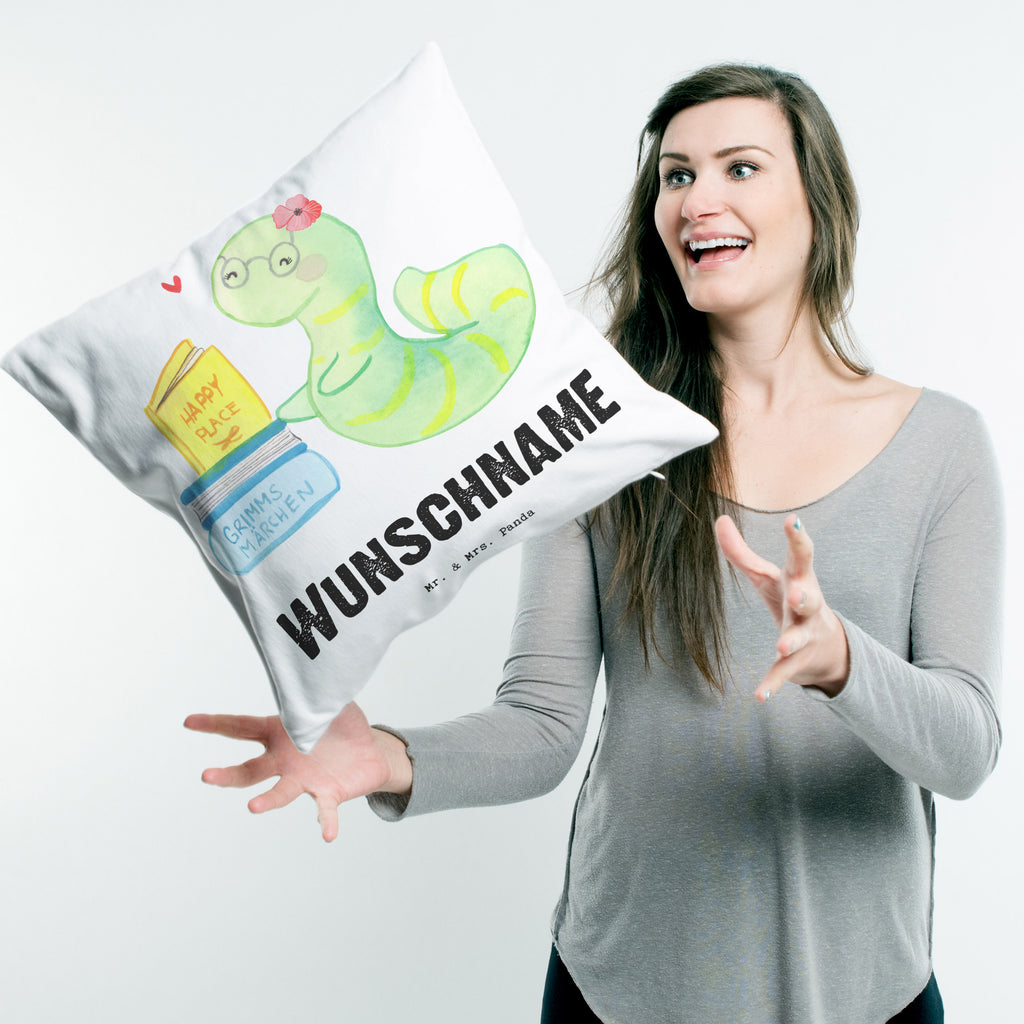 Personalisiertes Kissen Buchhändlerin mit Herz Kissen, personalisiert, Name, Wunschname, bedrucken, Kopfkissen, Beruf, Ausbildung, Jubiläum, Abschied, Rente, Kollege, Kollegin, Geschenk, Schenken, Arbeitskollege, Mitarbeiter, Firma, Danke, Dankeschön, Buchhändlerin, Buchhandlung, Buchverkäuferin, Bibliothekarin, Bücherwurm