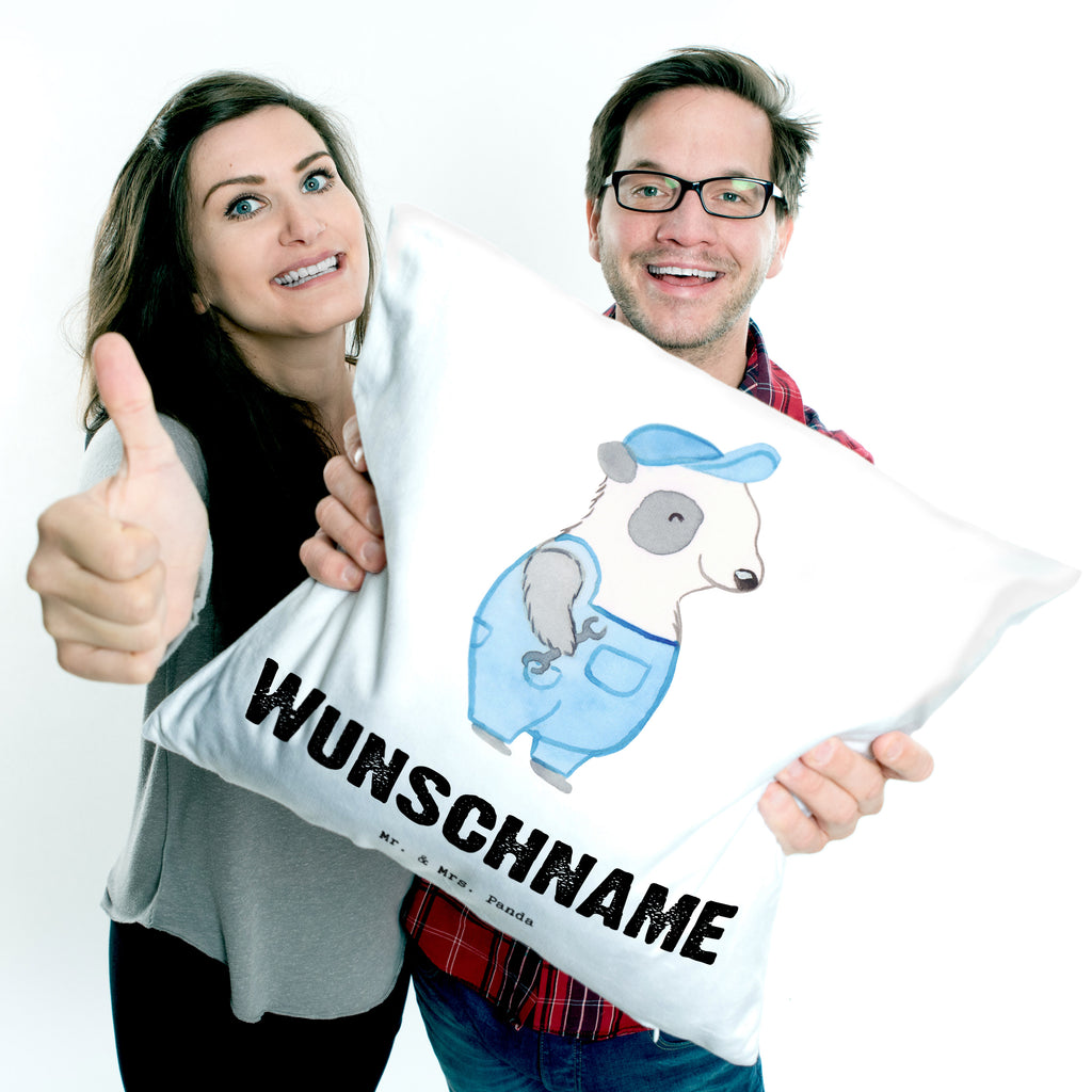Personalisiertes Kissen Handwerker mit Herz Kissen, personalisiert, Name, Wunschname, bedrucken, Kopfkissen, Beruf, Ausbildung, Jubiläum, Abschied, Rente, Kollege, Kollegin, Geschenk, Schenken, Arbeitskollege, Mitarbeiter, Firma, Danke, Dankeschön, Handwerker, Gesellenprüfung, Handwerksbetrieb, Schrauber, Werkstatt