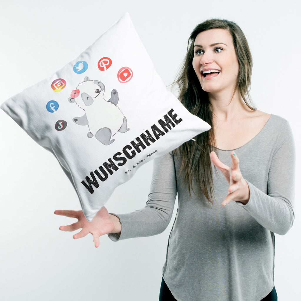 Personalisiertes Kissen SEA Manager mit Herz Kissen, personalisiert, Name, Wunschname, bedrucken, Kopfkissen, Beruf, Ausbildung, Jubiläum, Abschied, Rente, Kollege, Kollegin, Geschenk, Schenken, Arbeitskollege, Mitarbeiter, Firma, Danke, Dankeschön, SEA Manager, Suchmaschinenwerbung, Suchmaschinenmarketing