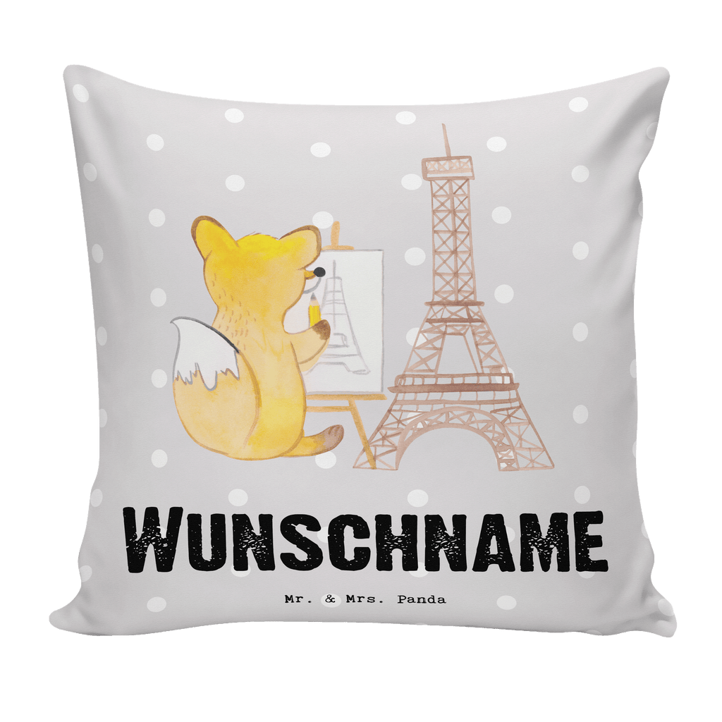 Personalisiertes Kissen Fuchs Urban sketching Tage Kissen, personalisiert, Name, Wunschname, bedrucken, Kopfkissen, Geschenk, Sport, Sportart, Hobby, Schenken, Danke, Dankeschön, Auszeichnung, Gewinn, Sportler, Urban Sketching, Zeichnen, Künstler, Malen, Zeichenschule