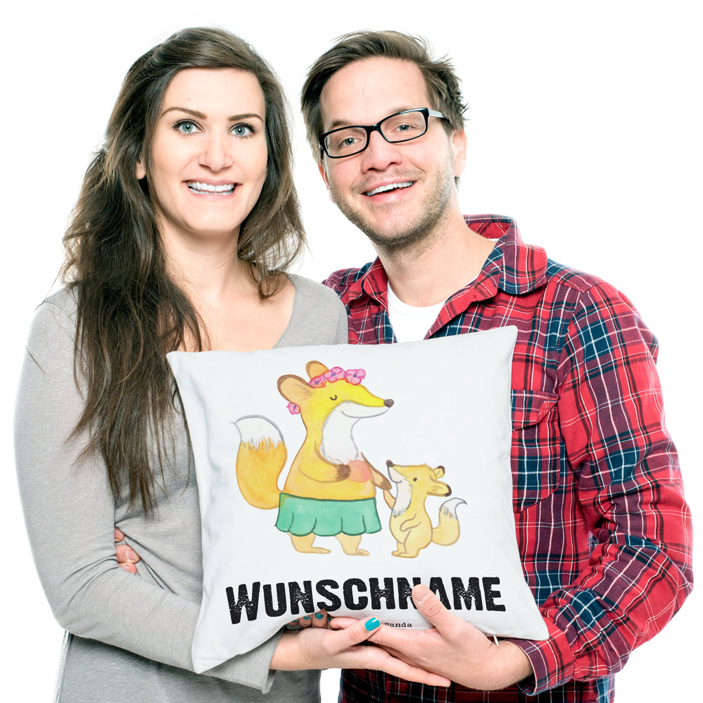 Personalisiertes Kissen Mutter mit Herz Kissen, personalisiert, Name, Wunschname, bedrucken, Kopfkissen, Beruf, Ausbildung, Jubiläum, Abschied, Rente, Kollege, Kollegin, Geschenk, Schenken, Arbeitskollege, Mitarbeiter, Firma, Danke, Dankeschön