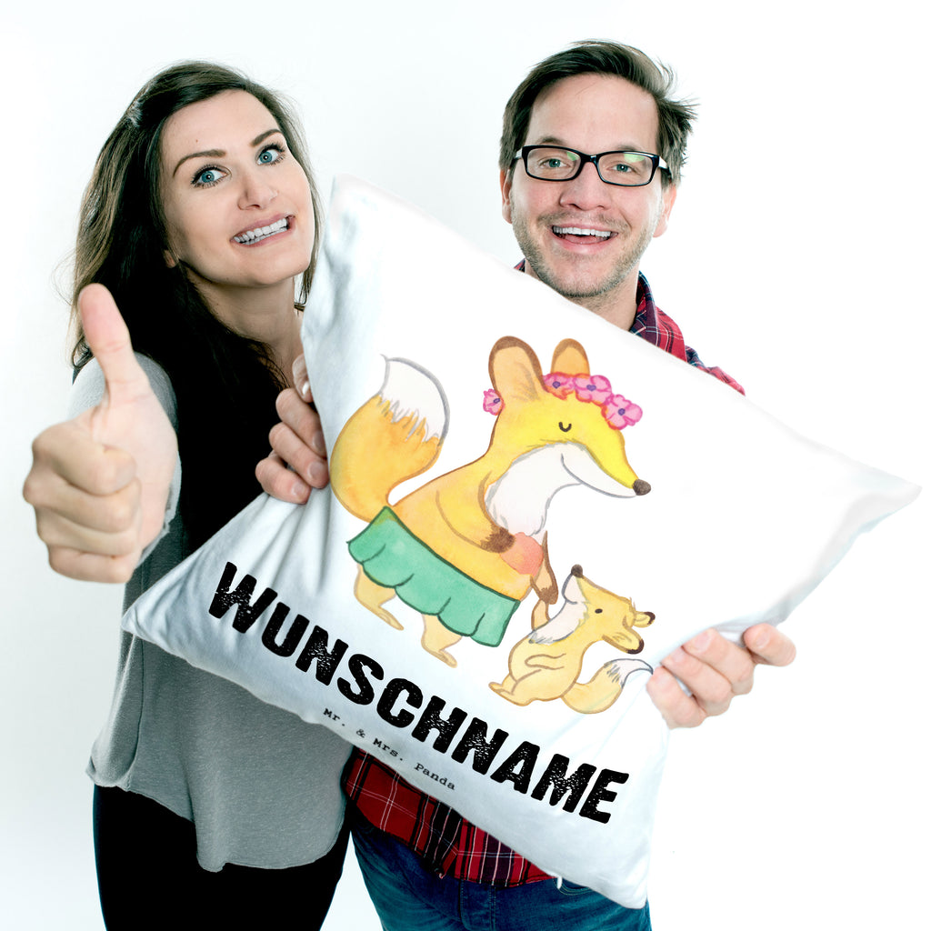 Personalisiertes Kissen Mutter mit Herz Kissen, personalisiert, Name, Wunschname, bedrucken, Kopfkissen, Beruf, Ausbildung, Jubiläum, Abschied, Rente, Kollege, Kollegin, Geschenk, Schenken, Arbeitskollege, Mitarbeiter, Firma, Danke, Dankeschön
